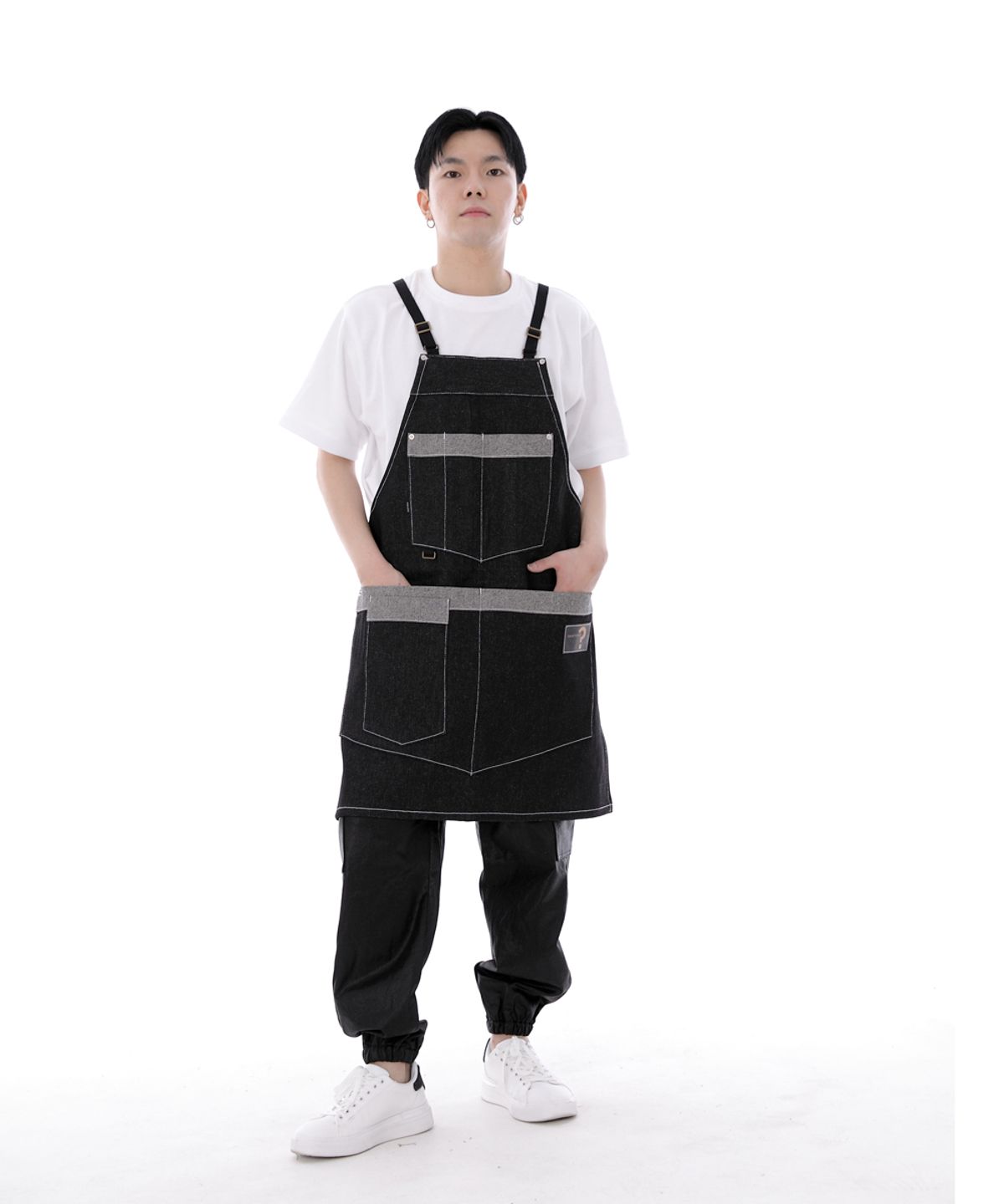 세인트크루(SAINTCREW) 워커앤빌더 데님 에이프런 WNB-1301 블랙 WHS