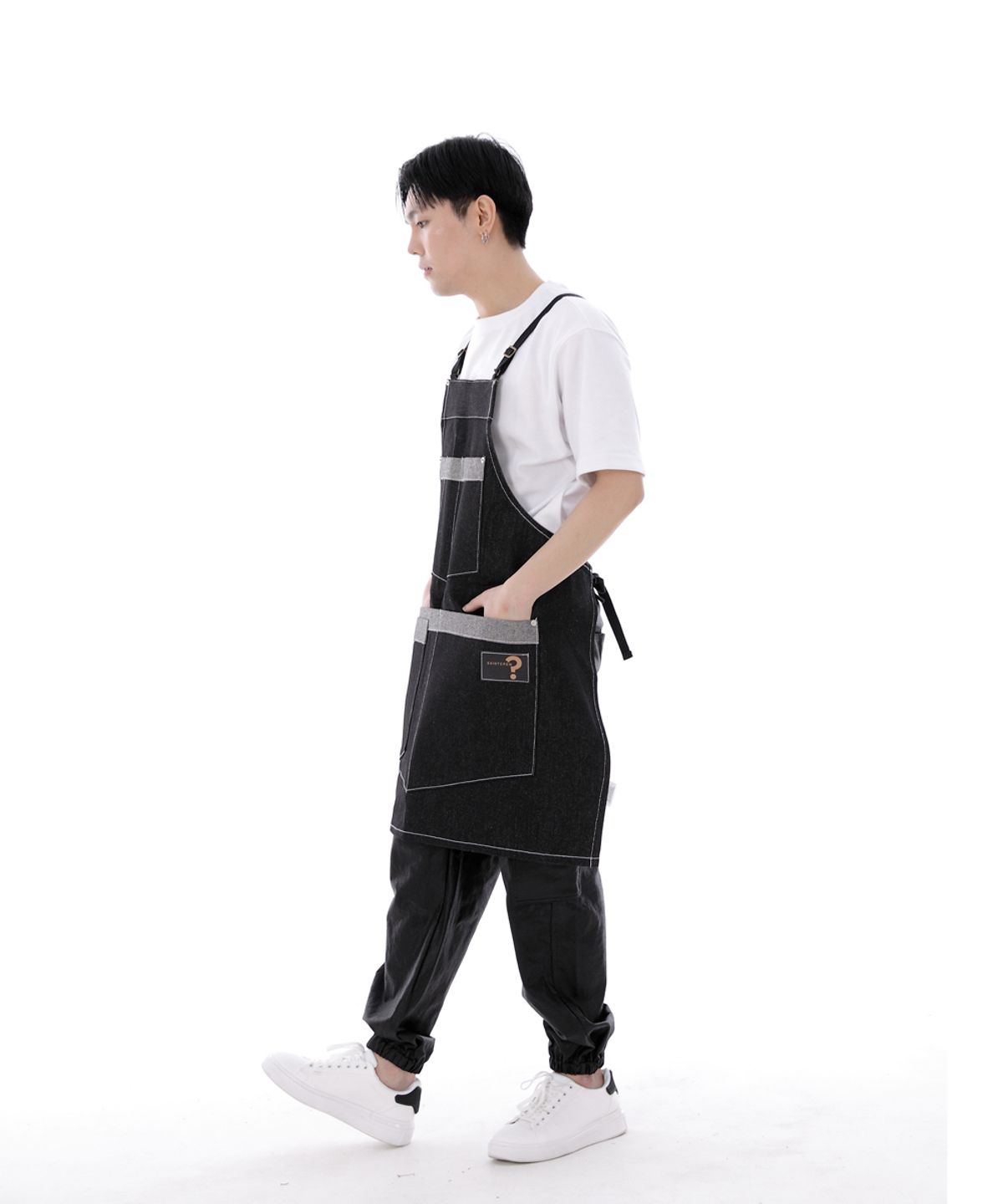 세인트크루(SAINTCREW) 워커앤빌더 데님 에이프런 WNB-1301 블랙 WHS