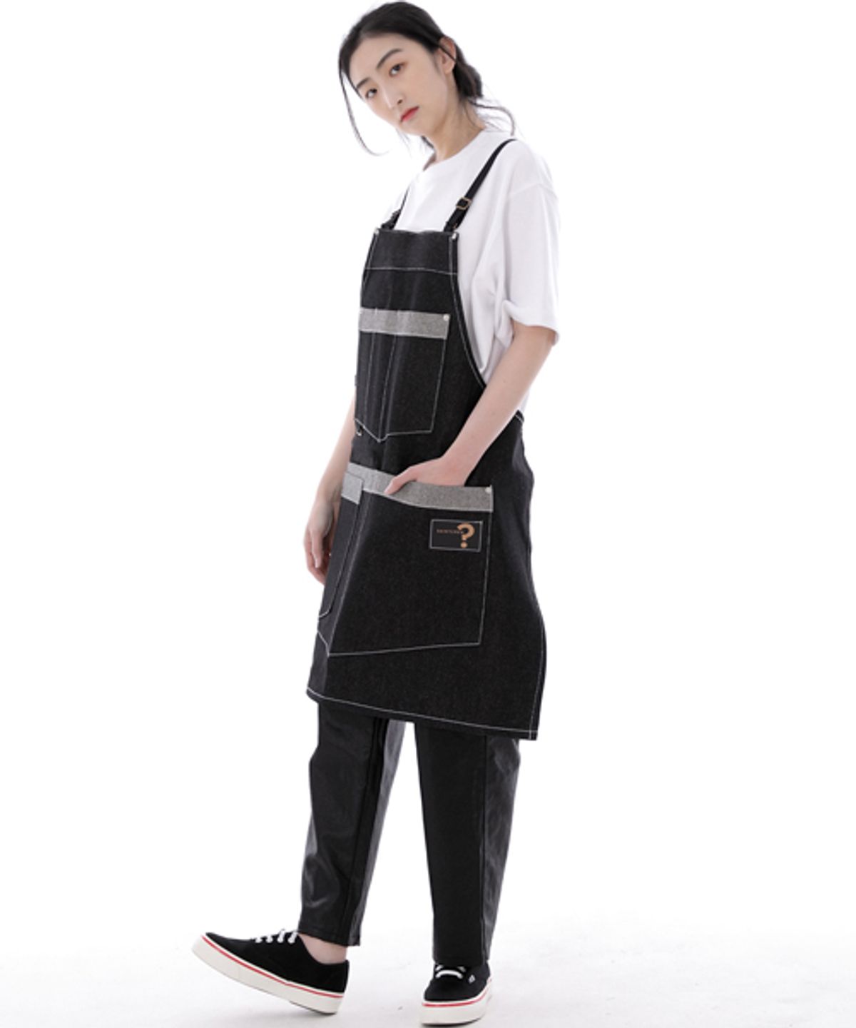세인트크루(SAINTCREW) 워커앤빌더 데님 에이프런 WNB-1301 블랙 WHS
