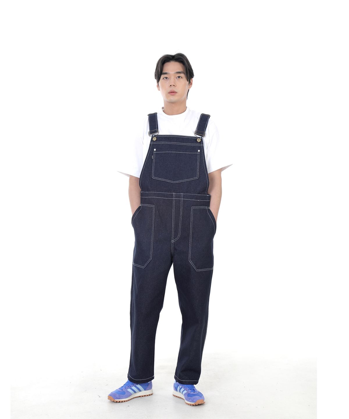 세인트크루(SAINTCREW) 워커앤빌더 퍼티그 데님오버롤 WNB-605 인디고 WHS