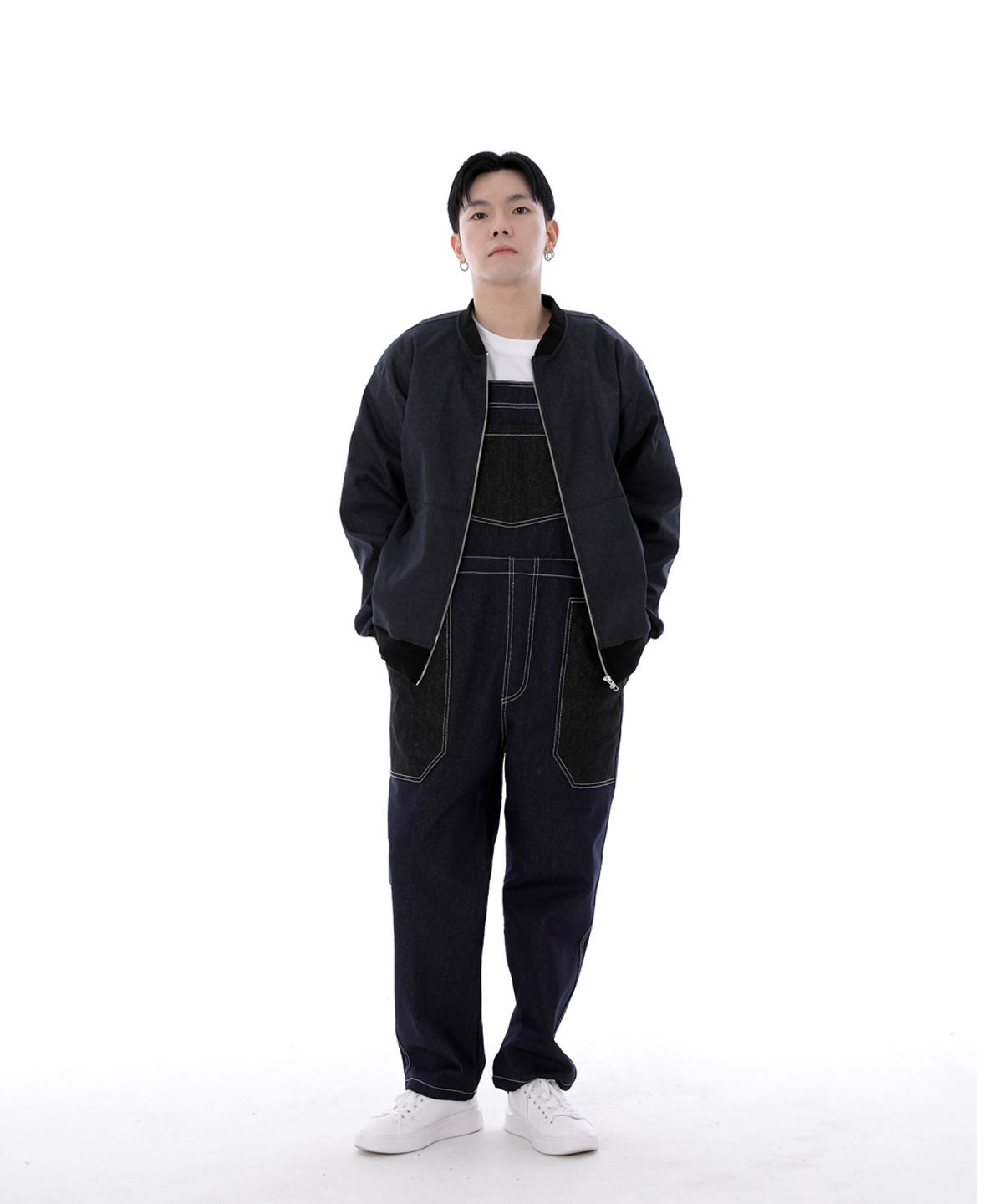 세인트크루(SAINTCREW) 워커앤빌더 퍼티그 데님오버롤 WNB-605 믹스인디고 WHS