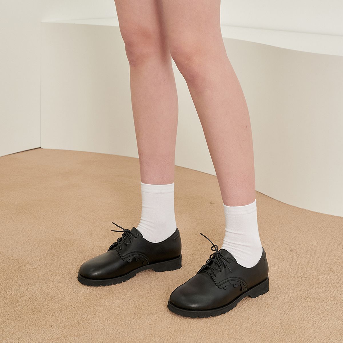케리제이드(KERRIJADE) Flower Loafer_Black