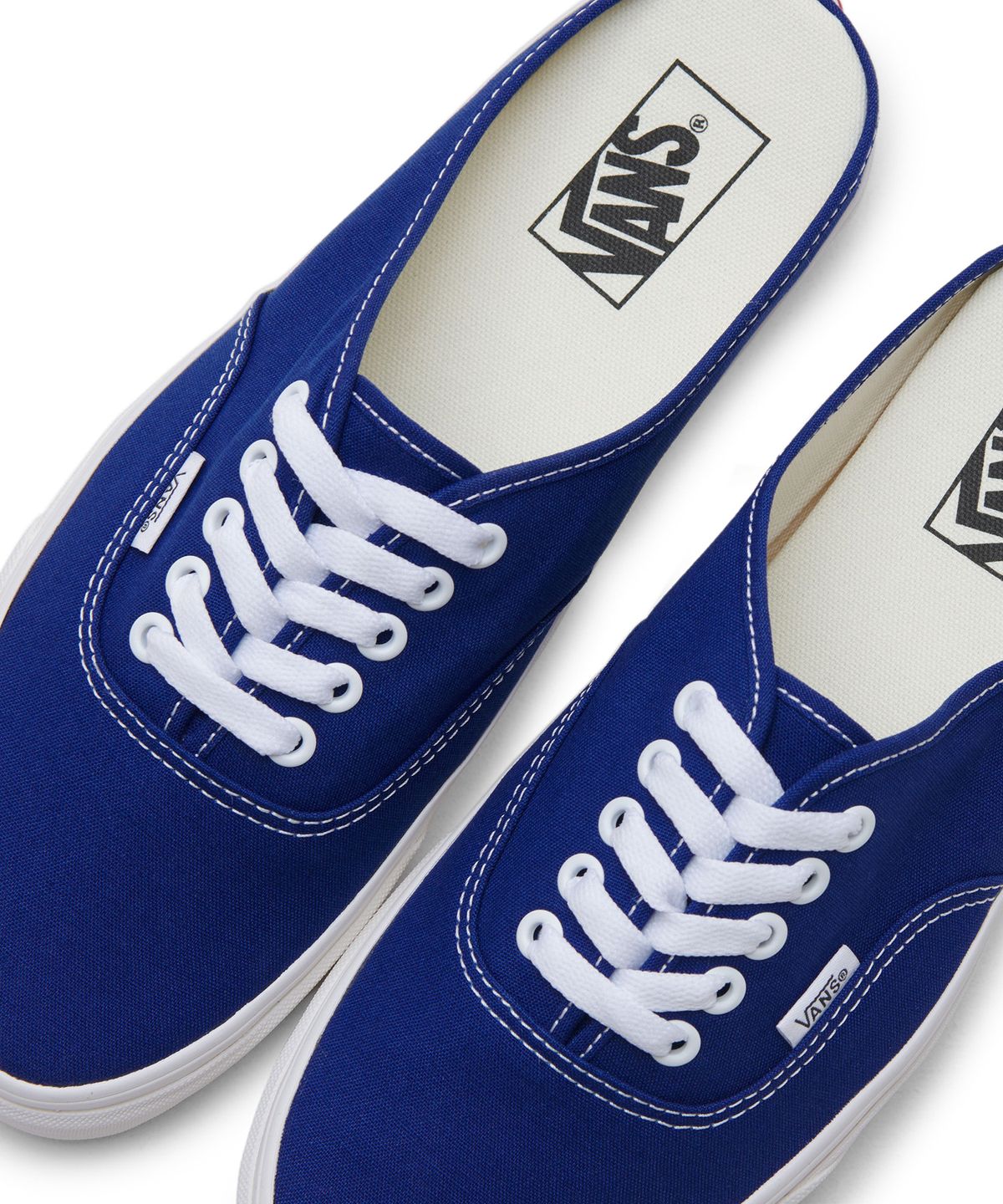 반스(VANS) 어센틱 뮬 - (캔버스) 블루프린트:마쉬멜로우 / VN0A54F72BK1