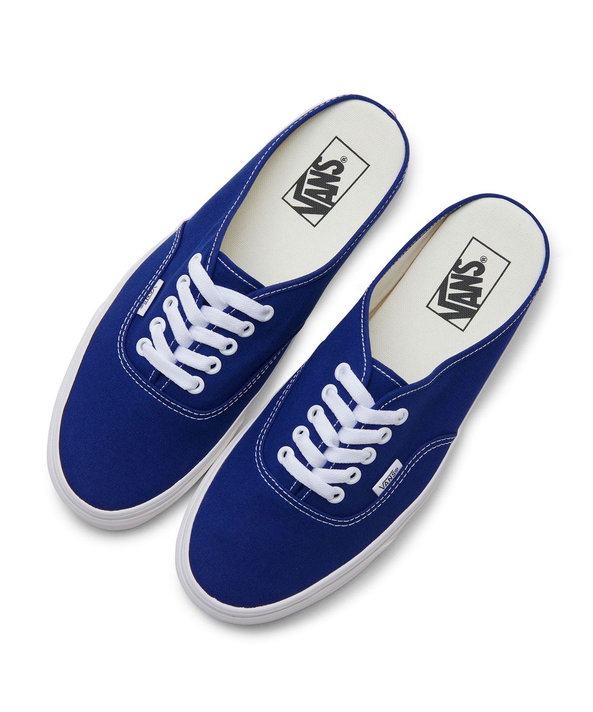 반스(VANS) 어센틱 뮬 - (캔버스) 블루프린트:마쉬멜로우 / VN0A54F72BK1