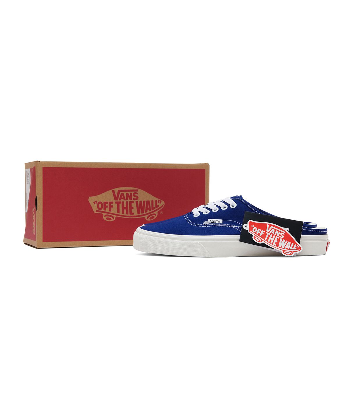 반스(VANS) 어센틱 뮬 - (캔버스) 블루프린트:마쉬멜로우 / VN0A54F72BK1