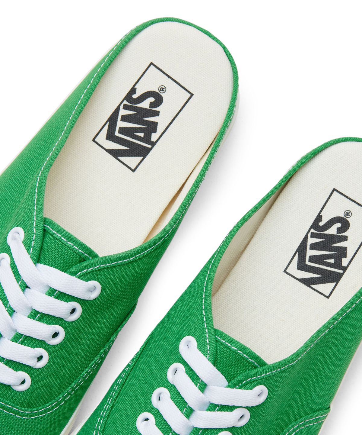 반스(VANS) 어센틱 뮬 - (캔버스) 펀 그린:마쉬멜로우 / VN0A54F72BJ1