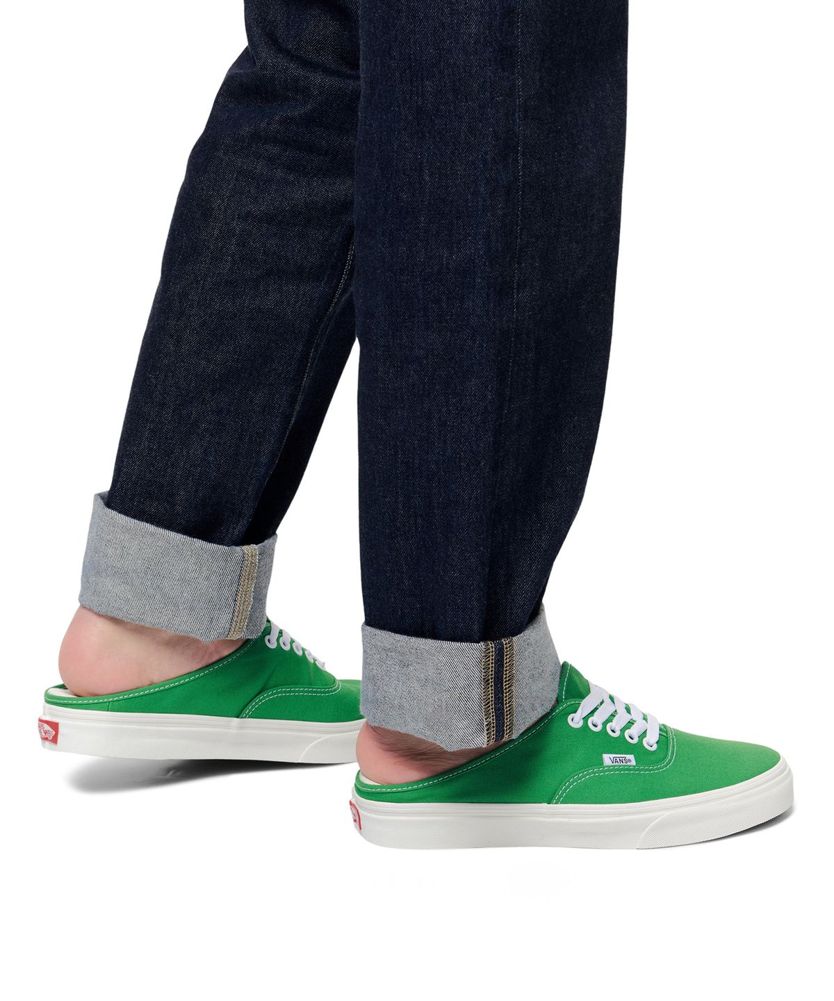 반스(VANS) 어센틱 뮬 - (캔버스) 펀 그린:마쉬멜로우 / VN0A54F72BJ1