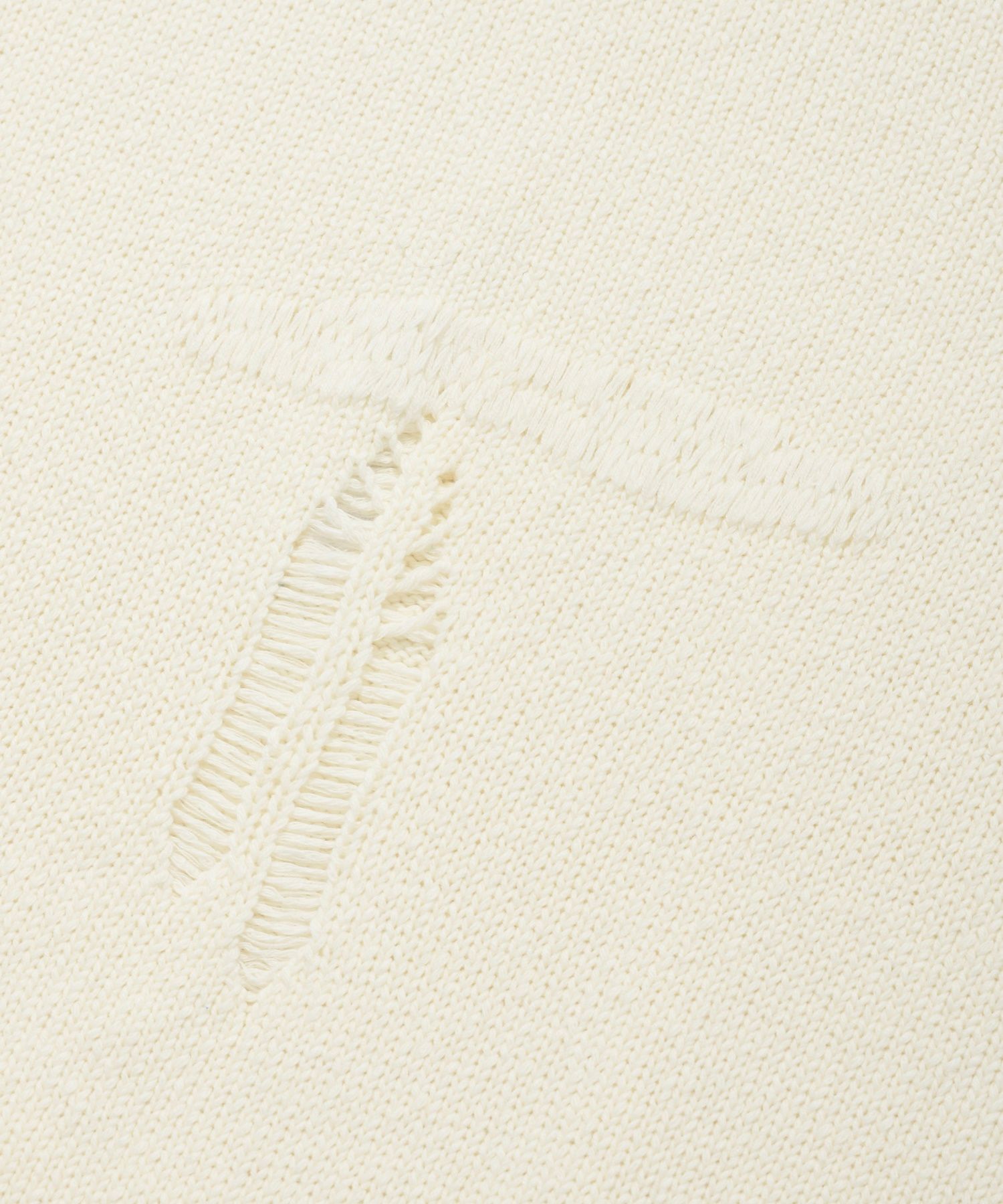 トップスその他 COVERNAT Damaged knit ivory CO2201KT03IV MUSINSA | COVERNAT Damaged knit ivory