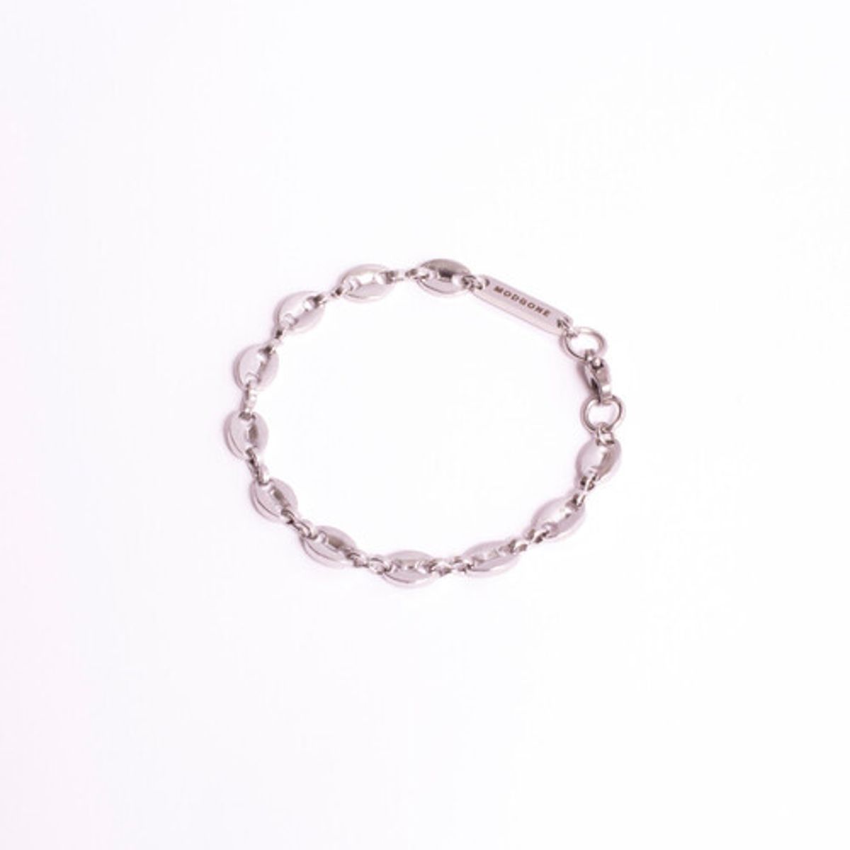 모드곤(MODGONE) 심플팔찌실버톤 빈체인 심플 팔찌  Silver-tone Bean Chains Simple Bracelet실버톤 빈체인 심플 팔찌