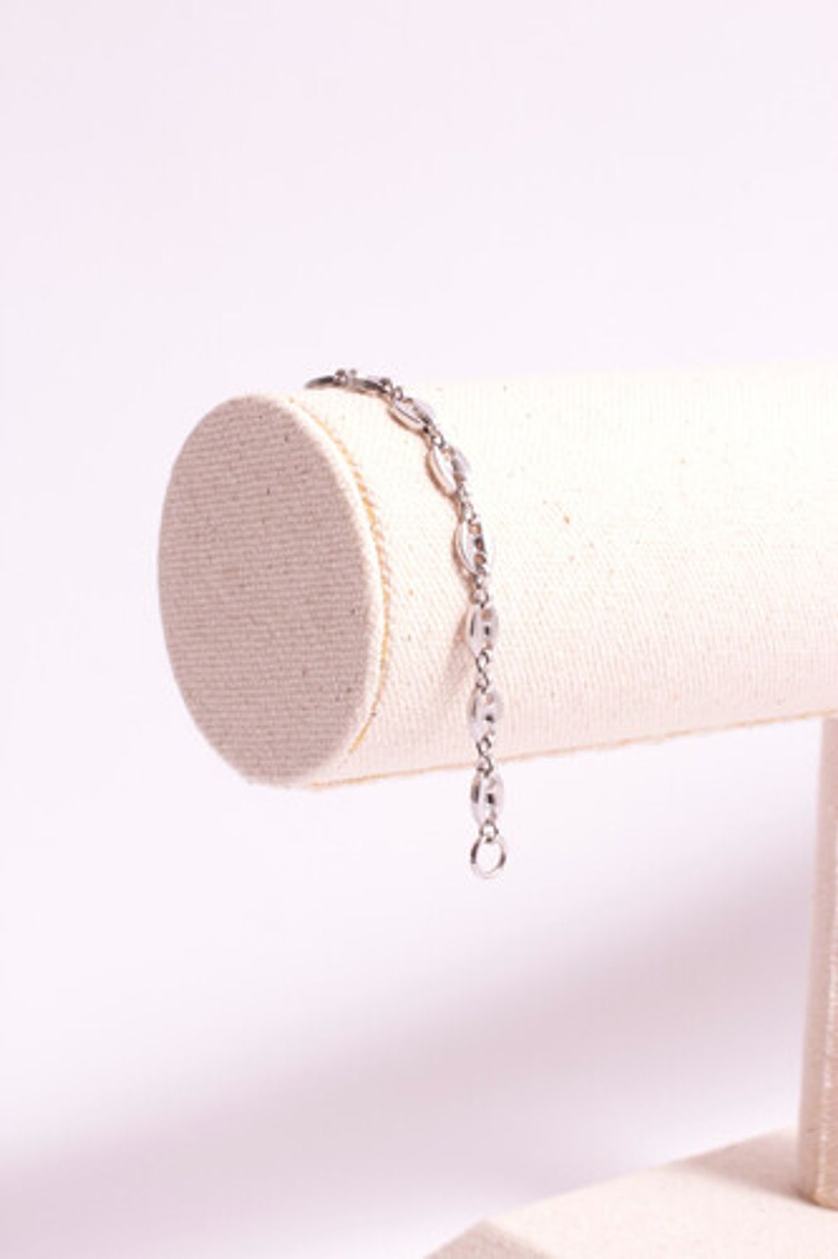 모드곤(MODGONE) 심플팔찌실버톤 빈체인 심플 팔찌  Silver-tone Bean Chains Simple Bracelet실버톤 빈체인 심플 팔찌