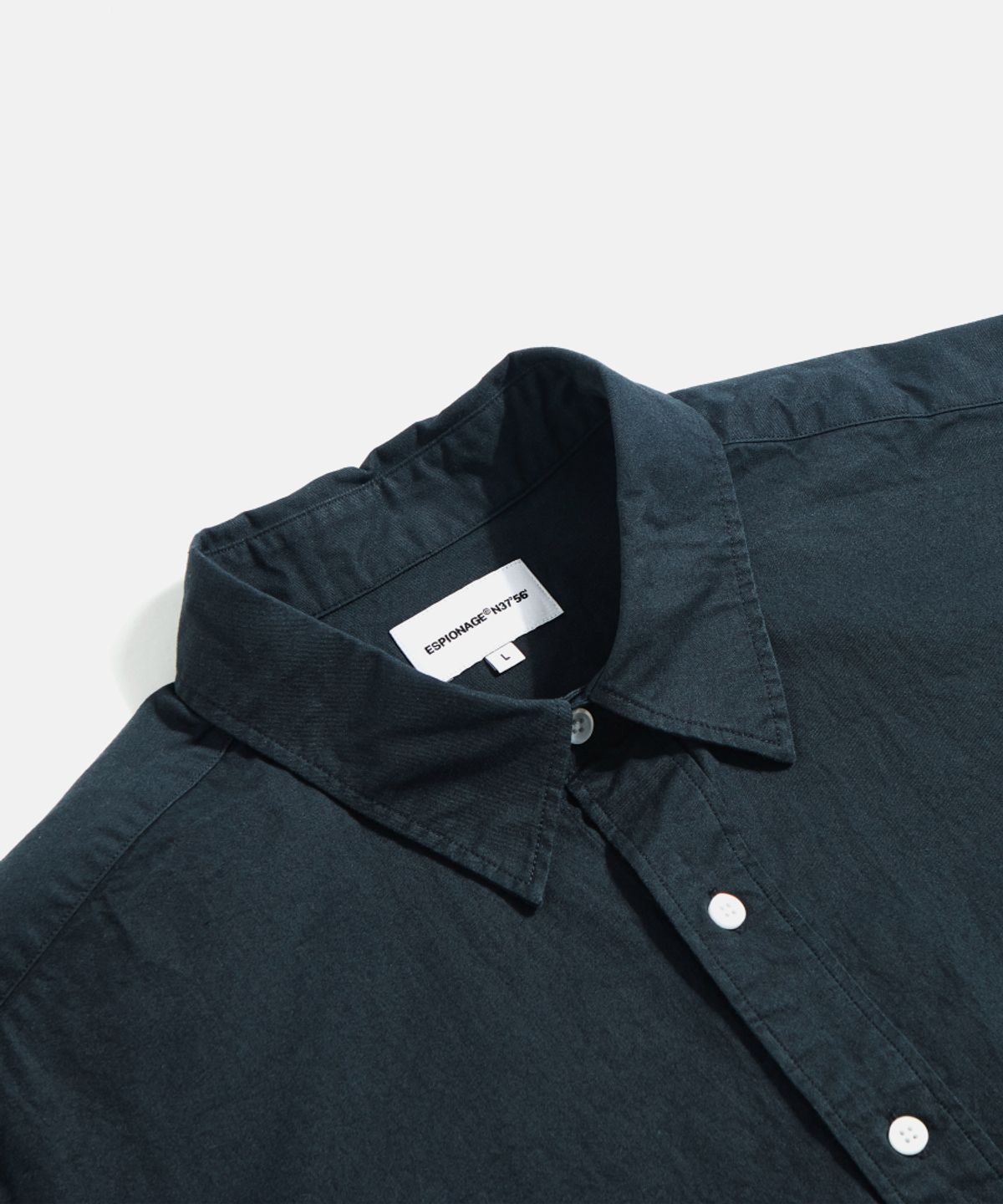 에스피오나지(ESPIONAGE) Cotton Over Shirt Navy