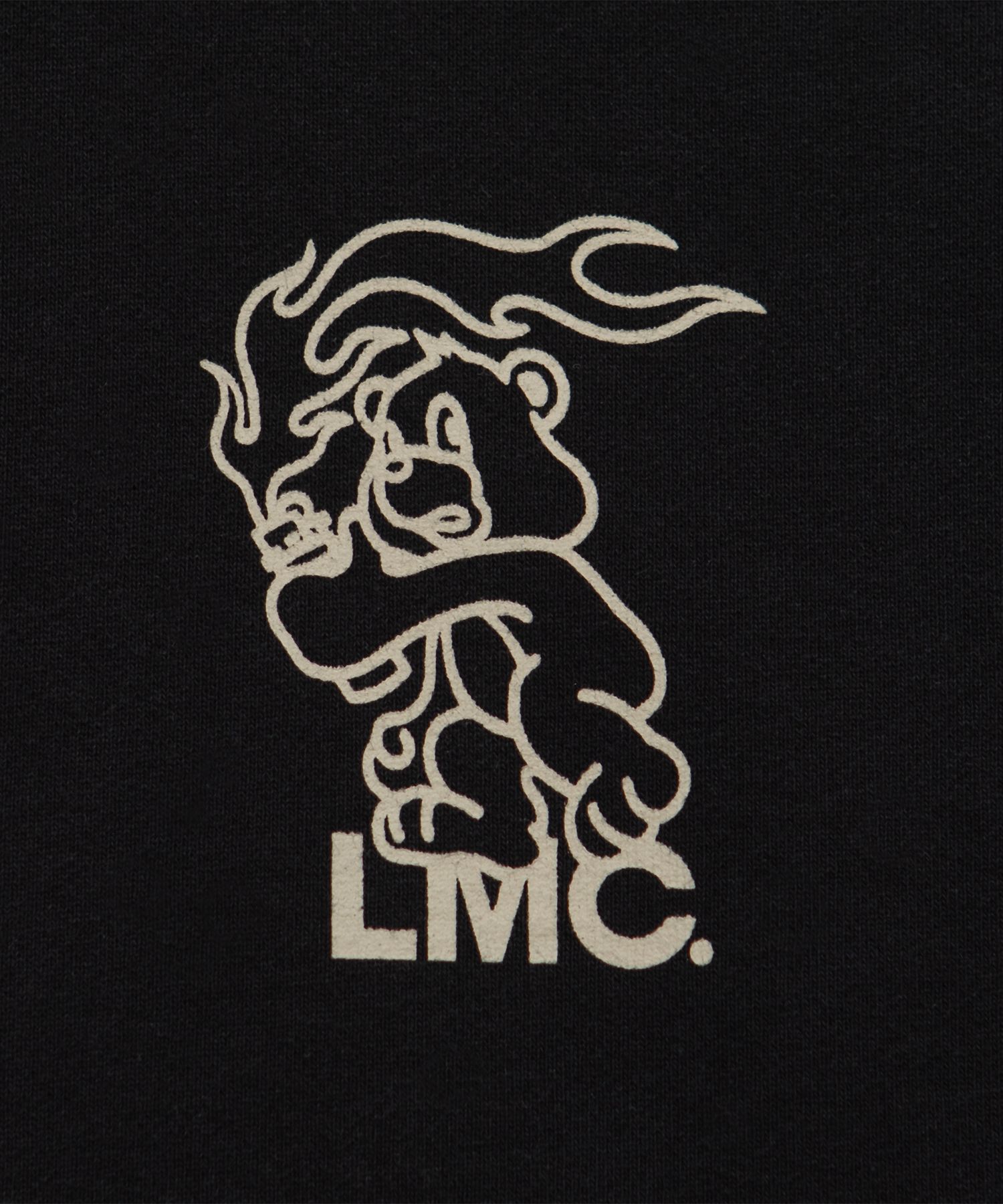 MUSINSA | LMC LMC FLAME BEAR HOODIE black