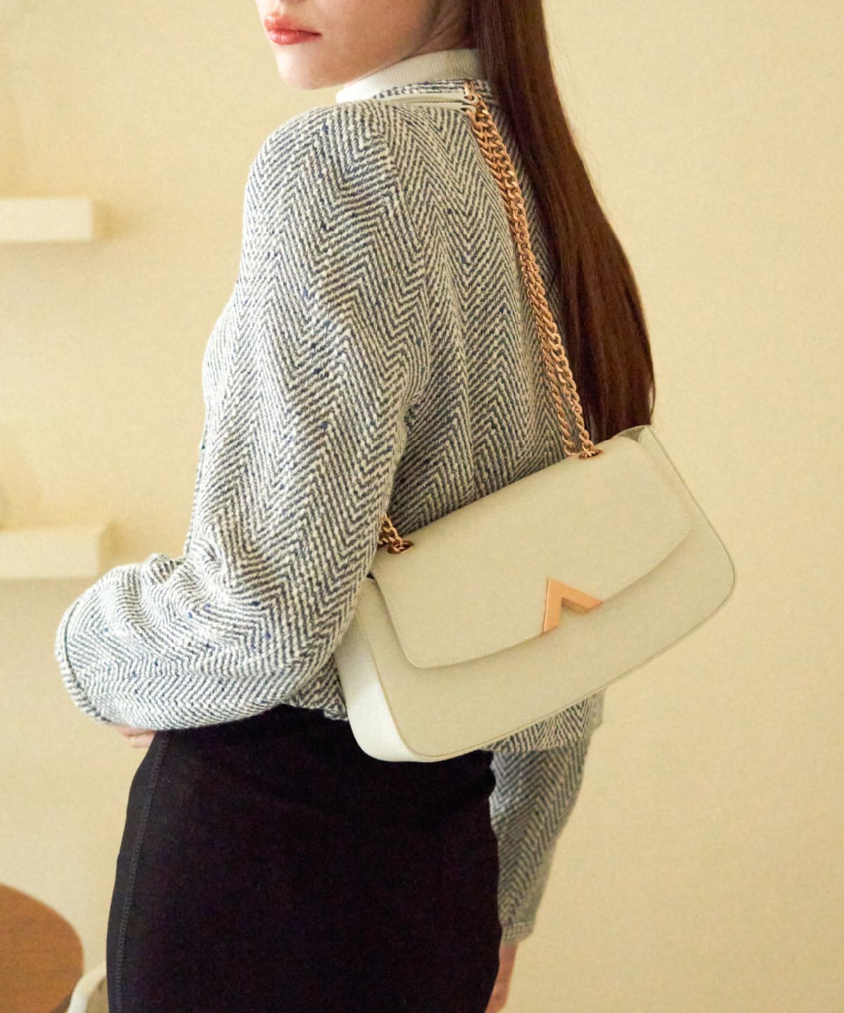 벨류엣(VALLUAT) Ellanie bag_White Beige