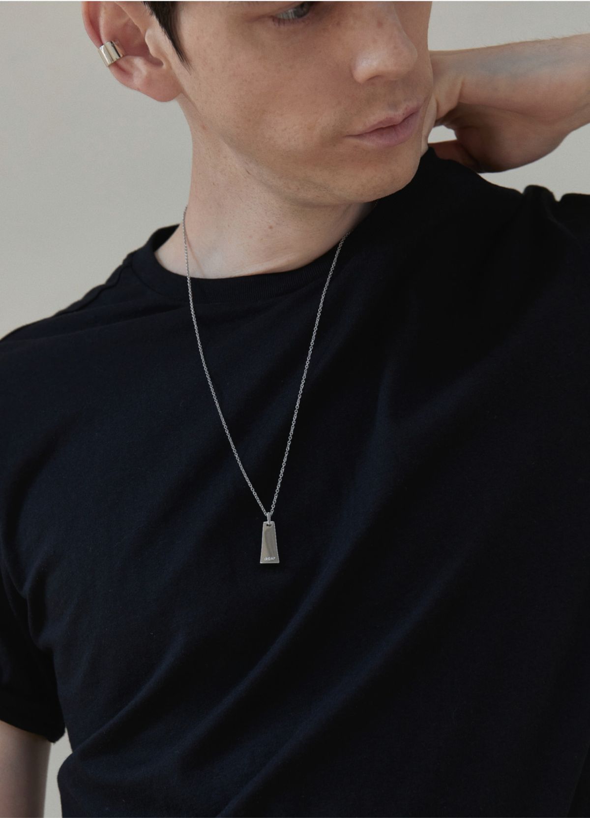 에이지47(AG47) [silver 925] surface necklace  triangle