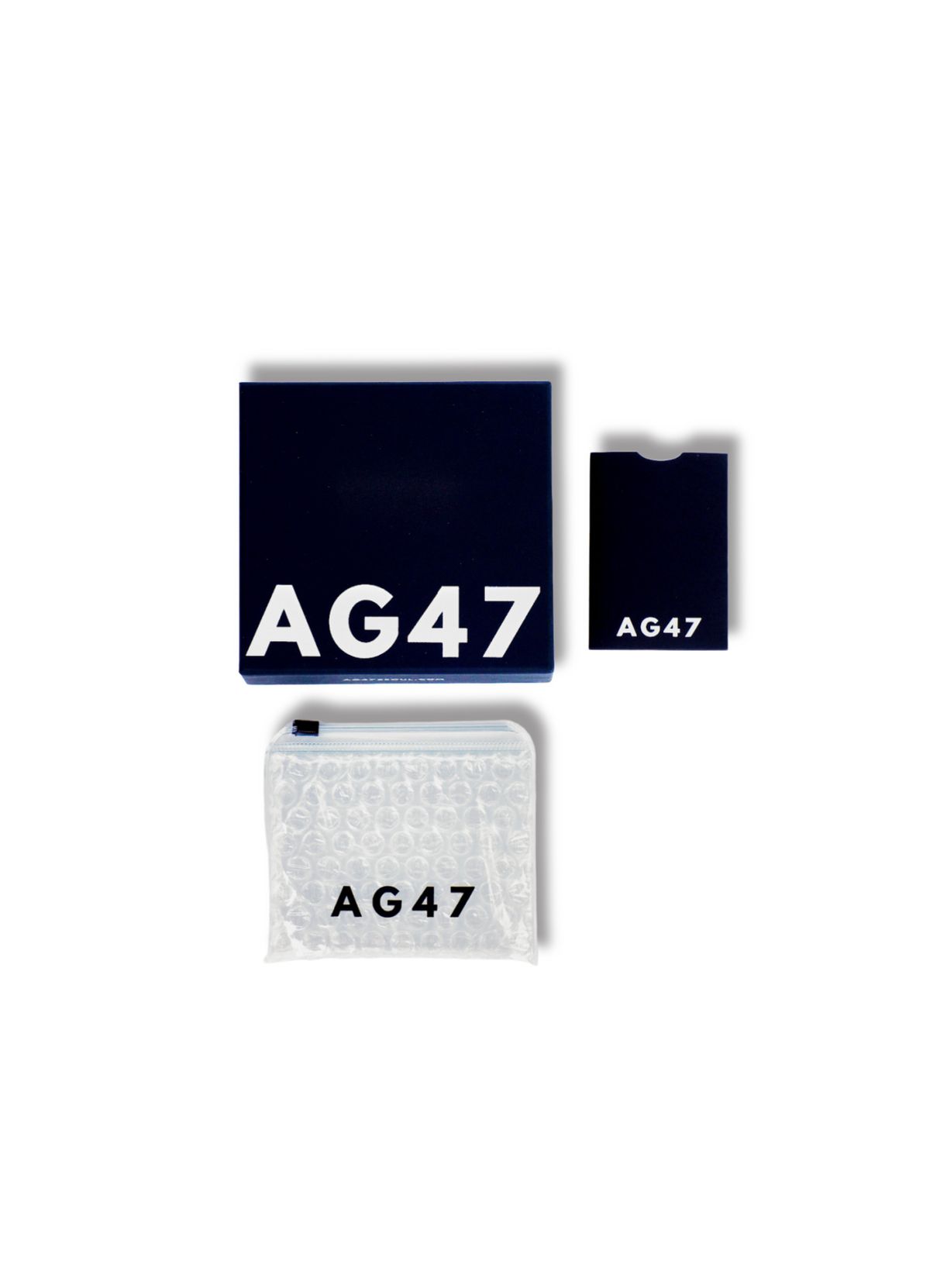 에이지47(AG47) [silver 925 ] surface necklace square