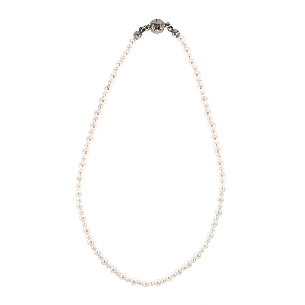 세라보니또(CERABONITO) [39cm] 원터치 자석 믹스 진주목걸이1 (3&4mm)