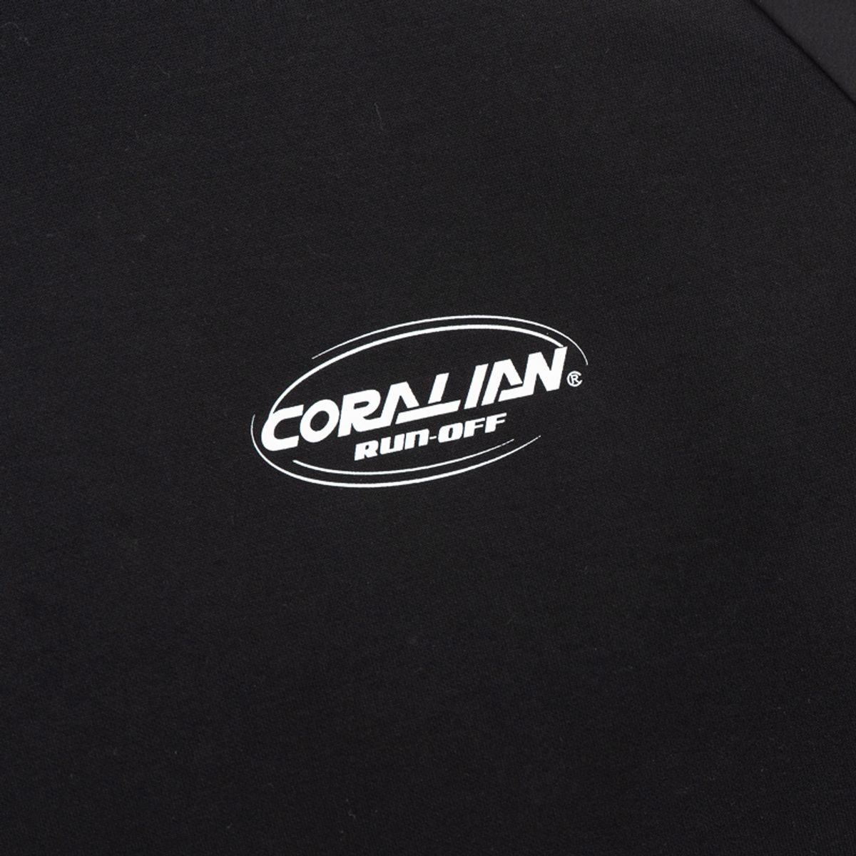 코랄리안(CORALIAN) 웨어러블 절개 스웨트셔츠 블랙