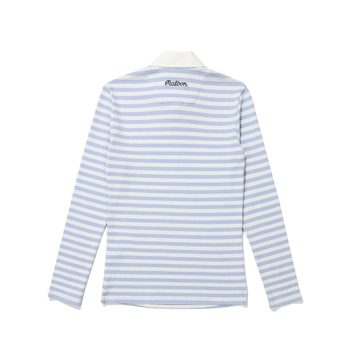 말본 골프(MALBON GOLF) 말본 스트라이프 폴로 티셔츠 SKY BLUE (WOMAN)