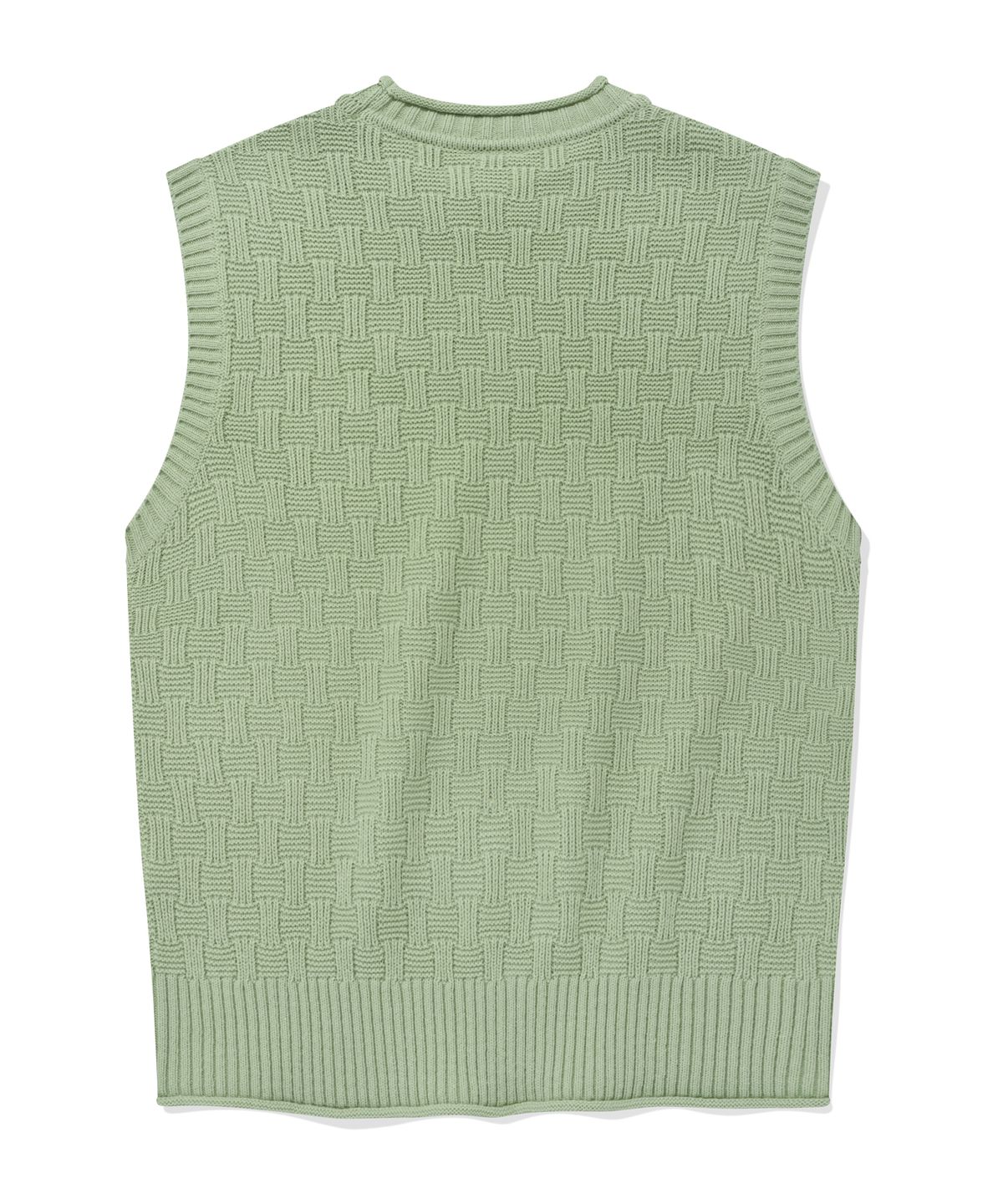 비전스트릿웨어(VISION STREETWEAR) VSW Emblem Knit Vest Apple Green