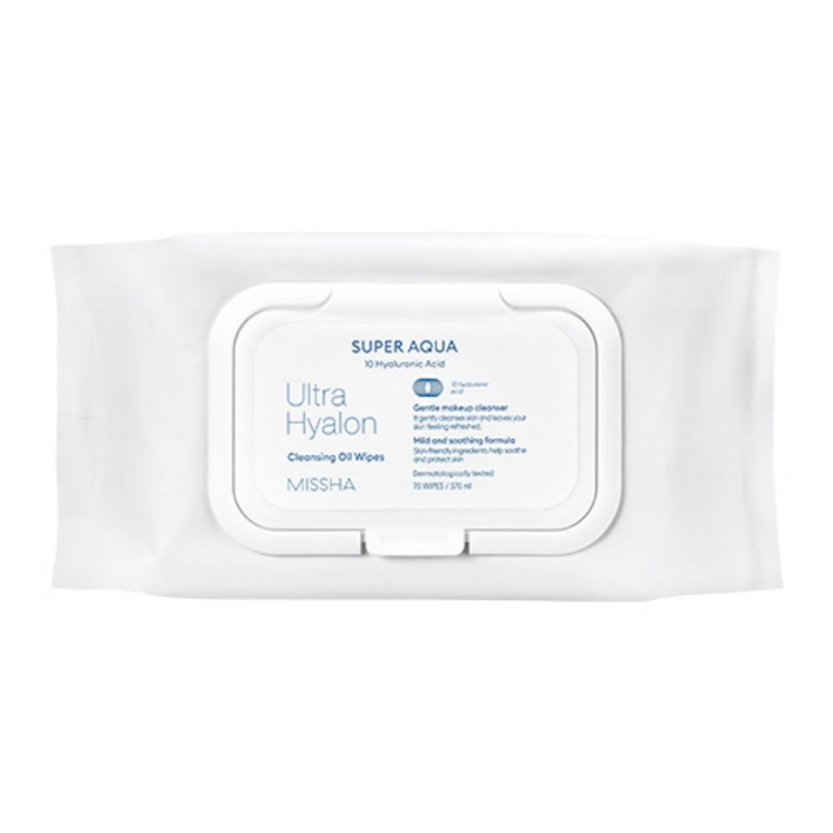 미샤(MISSHA) 수퍼 아쿠아 울트라 히알론 클렌징 오일 티슈 대용량 70매/362ml
