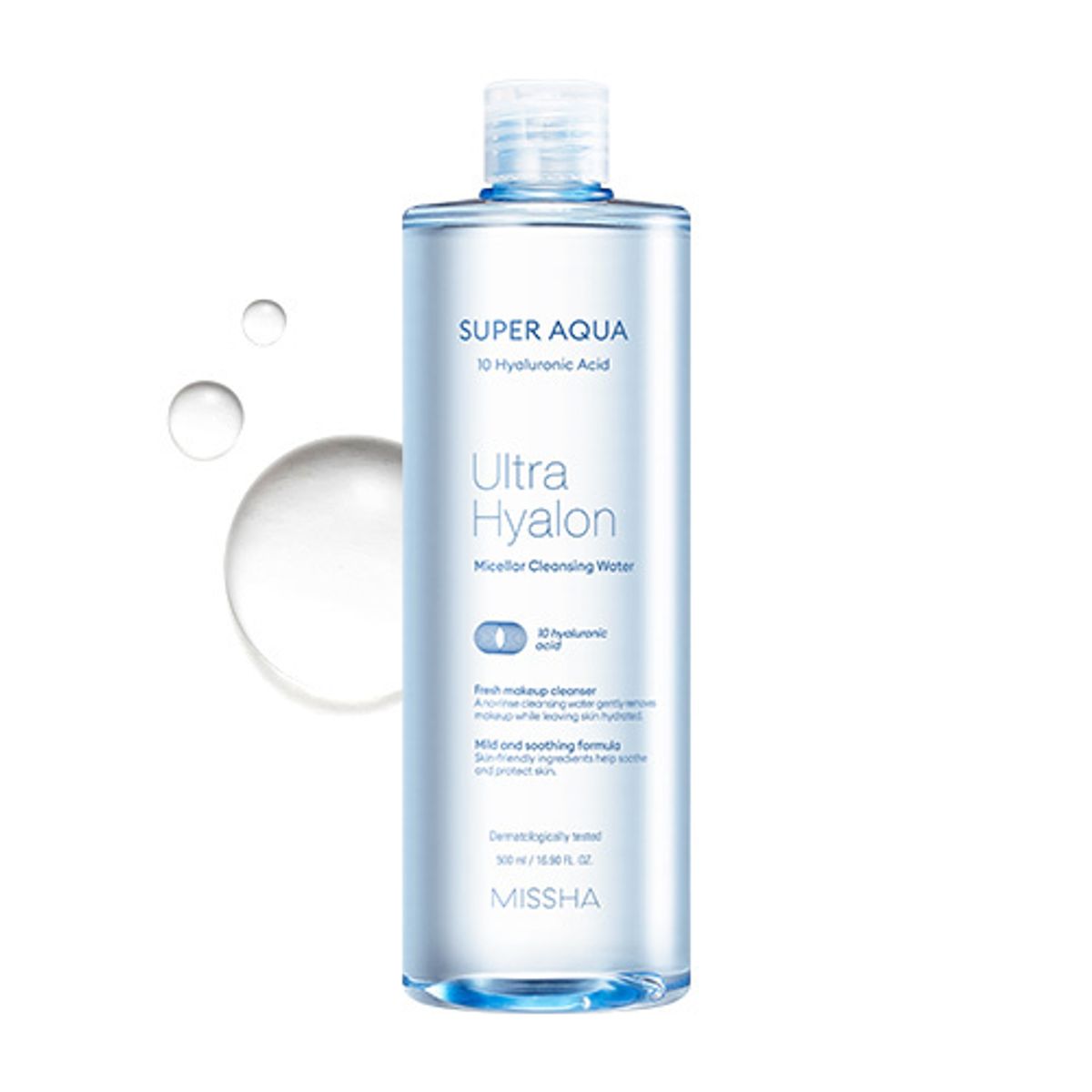 미샤(MISSHA) 수퍼 아쿠아 울트라 히알론 미셀라 클렌징 워터 500ml