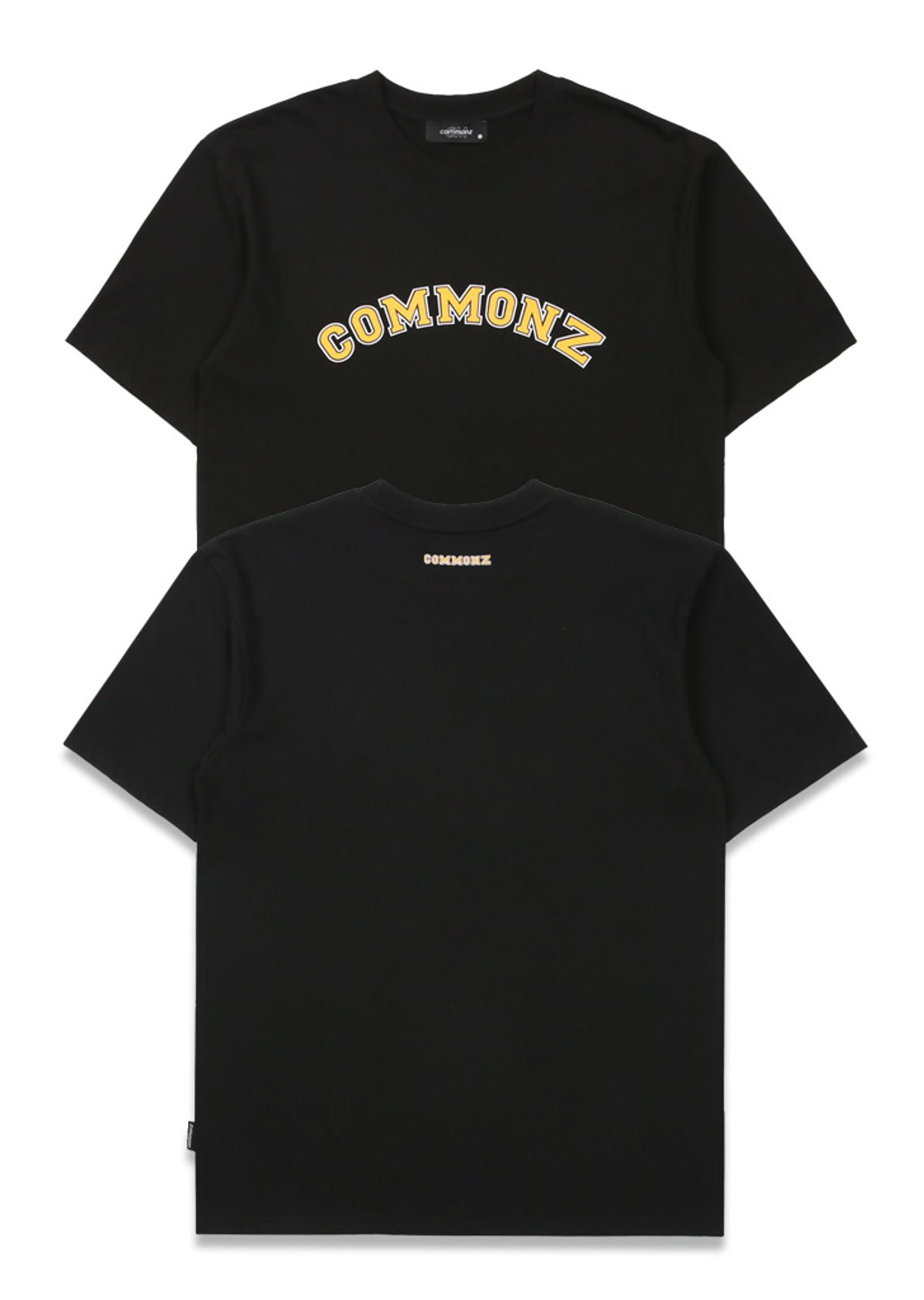 커먼즈(COMMONZ) 아치로고 티셔츠_블랙