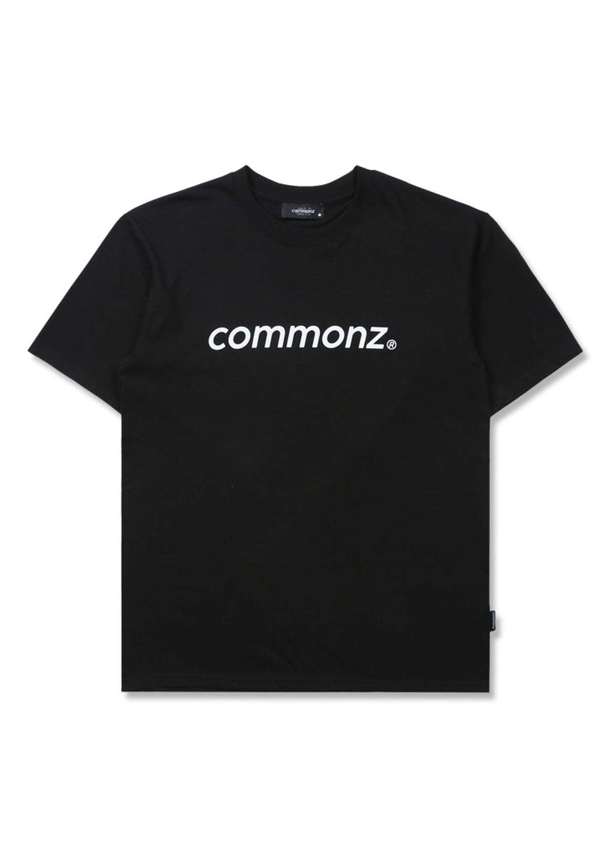 커먼즈(COMMONZ) 베이직 티셔츠_블랙