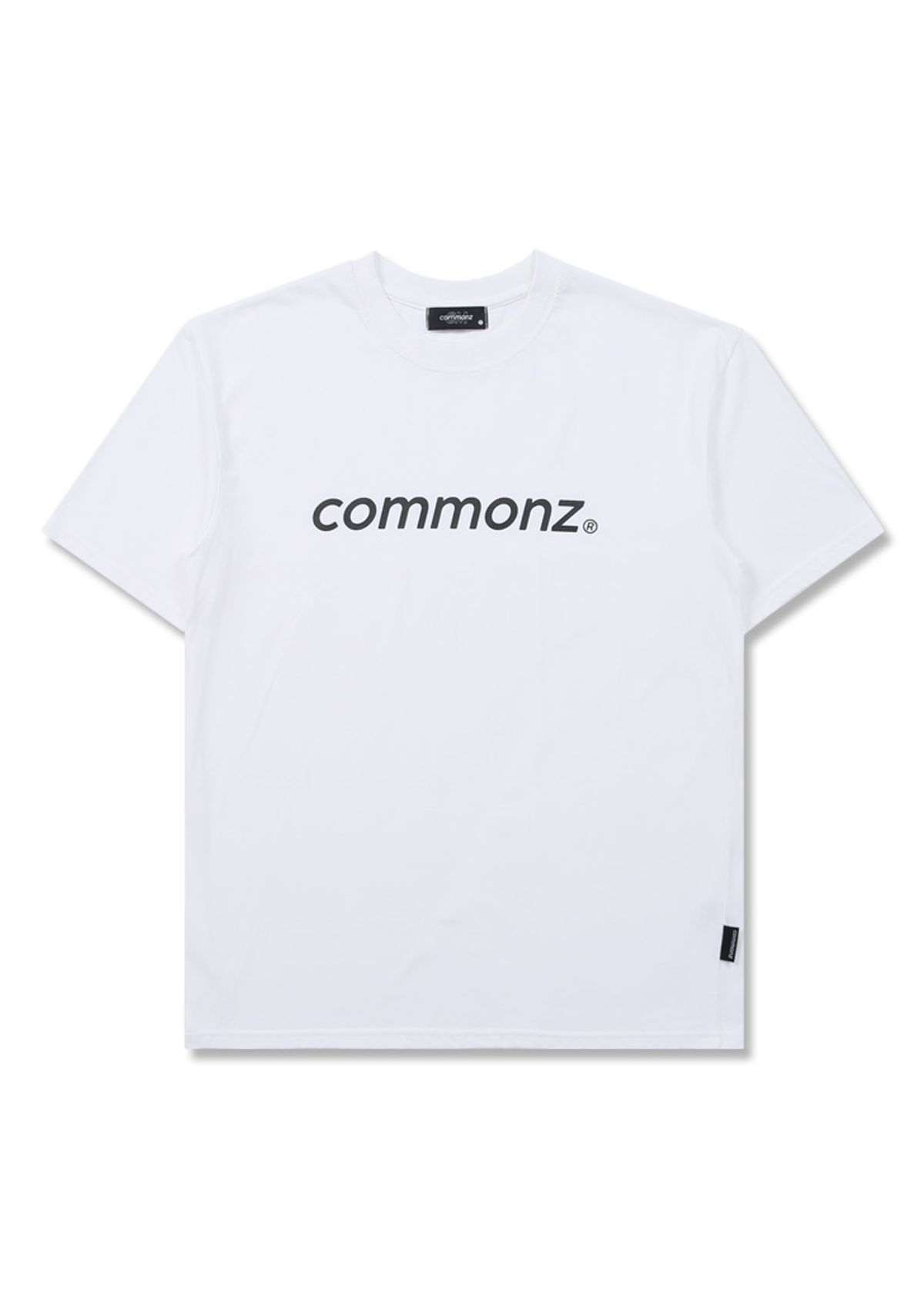 커먼즈(COMMONZ) 베이직 티셔츠_화이트