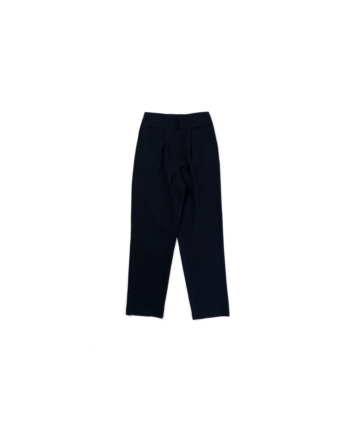 320쇼룸(320SHOWROOM) COTTON TUCK TAPERED PANTS BLACK