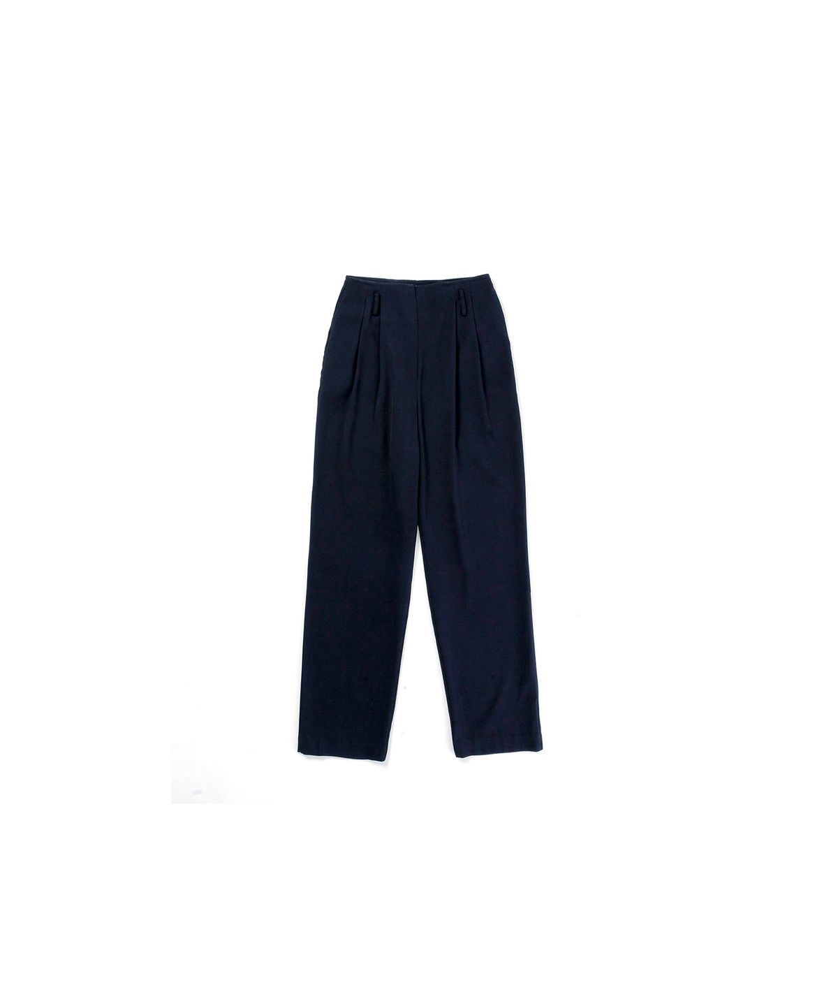 320쇼룸(320SHOWROOM) SOFT SEMI TAPERED SPAN SLACKS DARK NAVY
