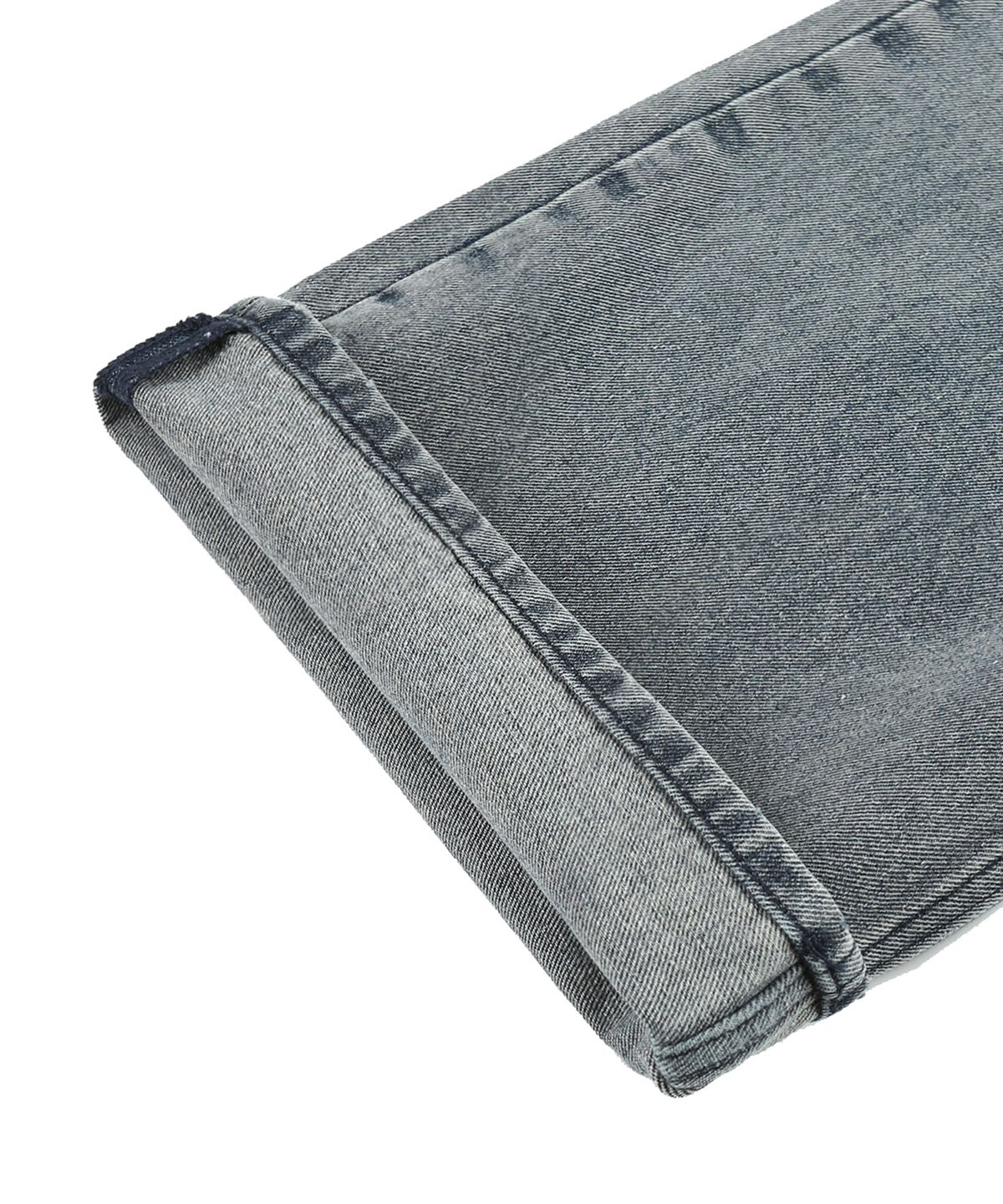 트릴리온(TRILLION) 바이오스톤 워싱 와이드 데님 팬츠 (BLUE GRAY)