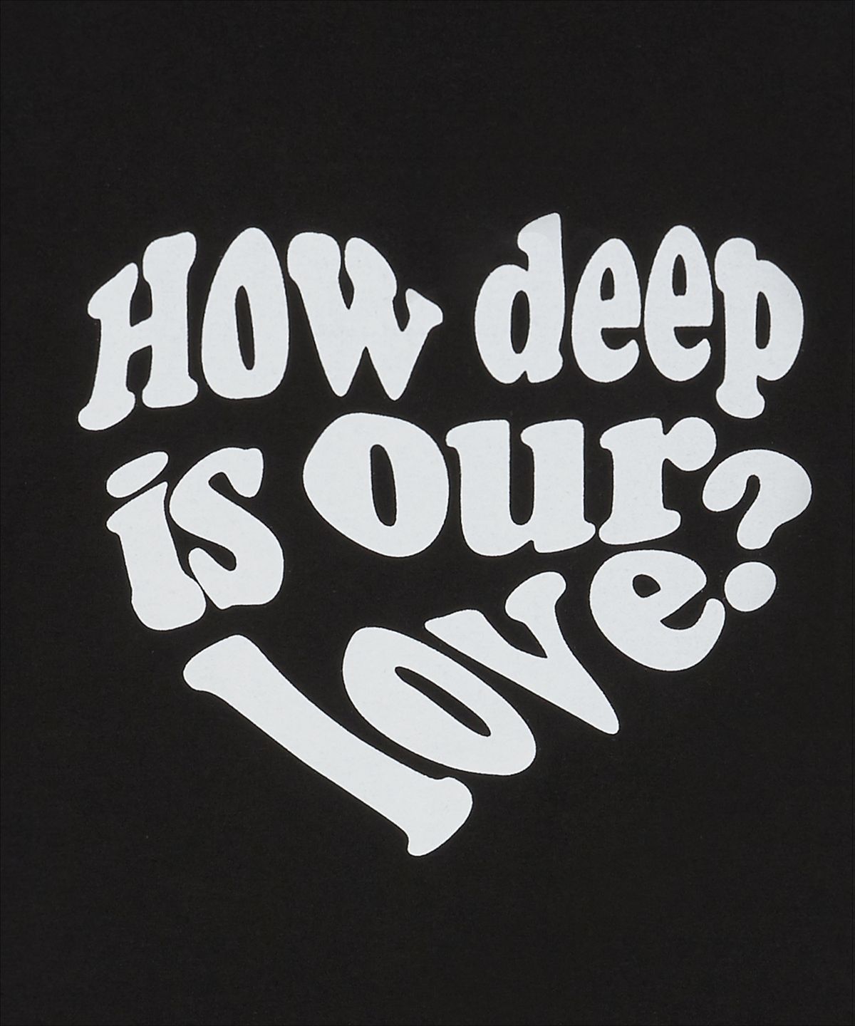 러브이즈트루(LUVISTRUE) CL LUV TEE(BLACK)