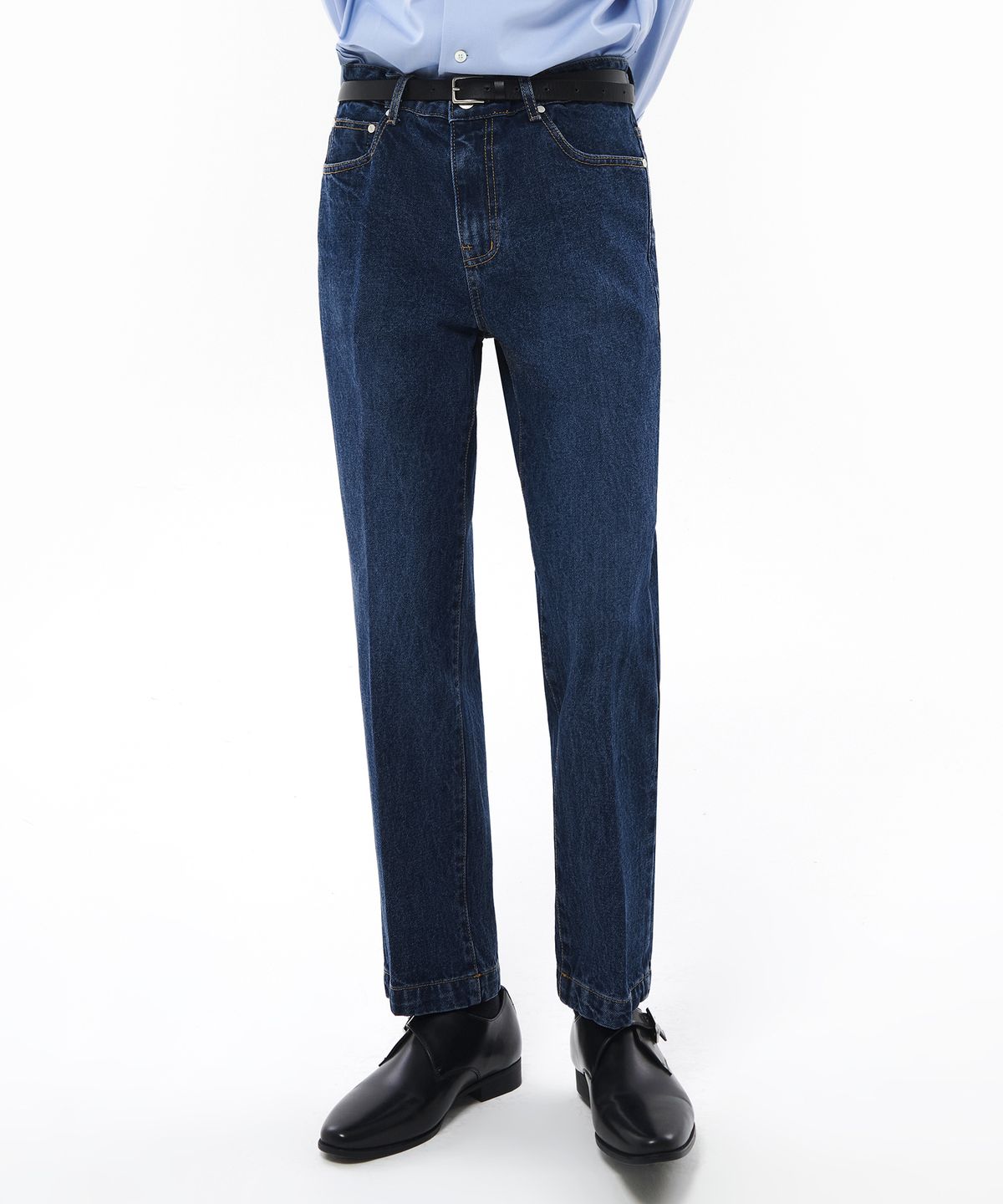 데케트(DECET) Dawn Cropped Tapered Jeans DCPT001DarkBlue