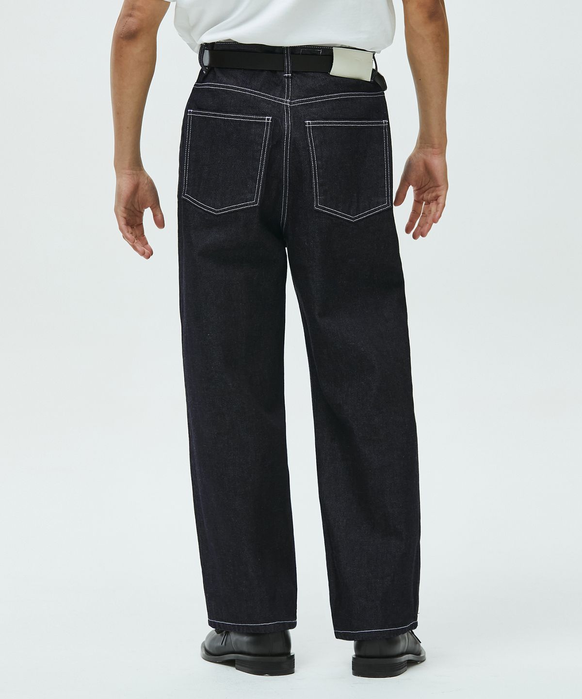 데케트(DECET) [AMC 데님]Dawn 2Pleats Wide Jeans DCPT007IndigoBlue