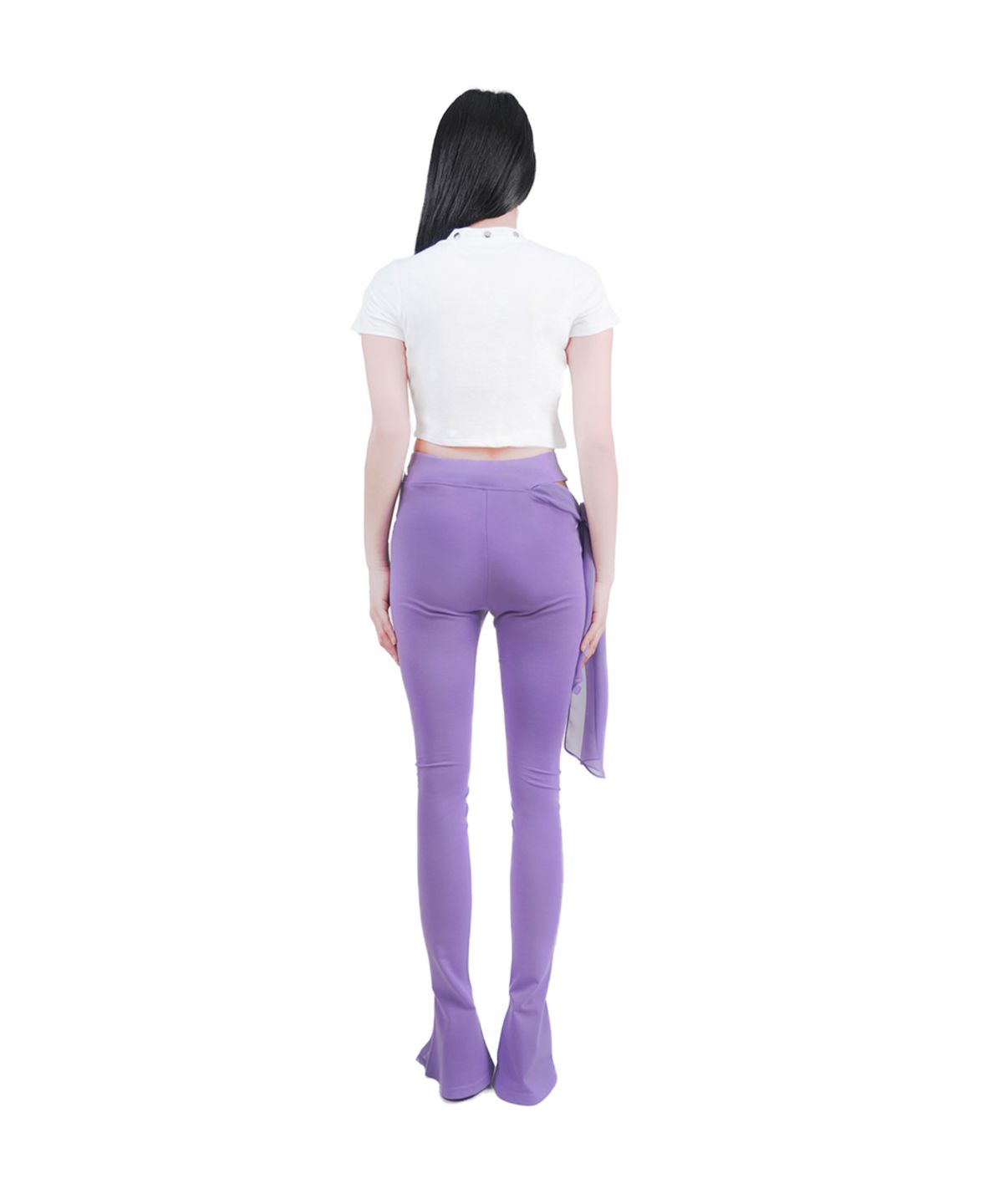 콰지퓨리티(QUASI PURITY) 바이올렛 플레어 레깅스