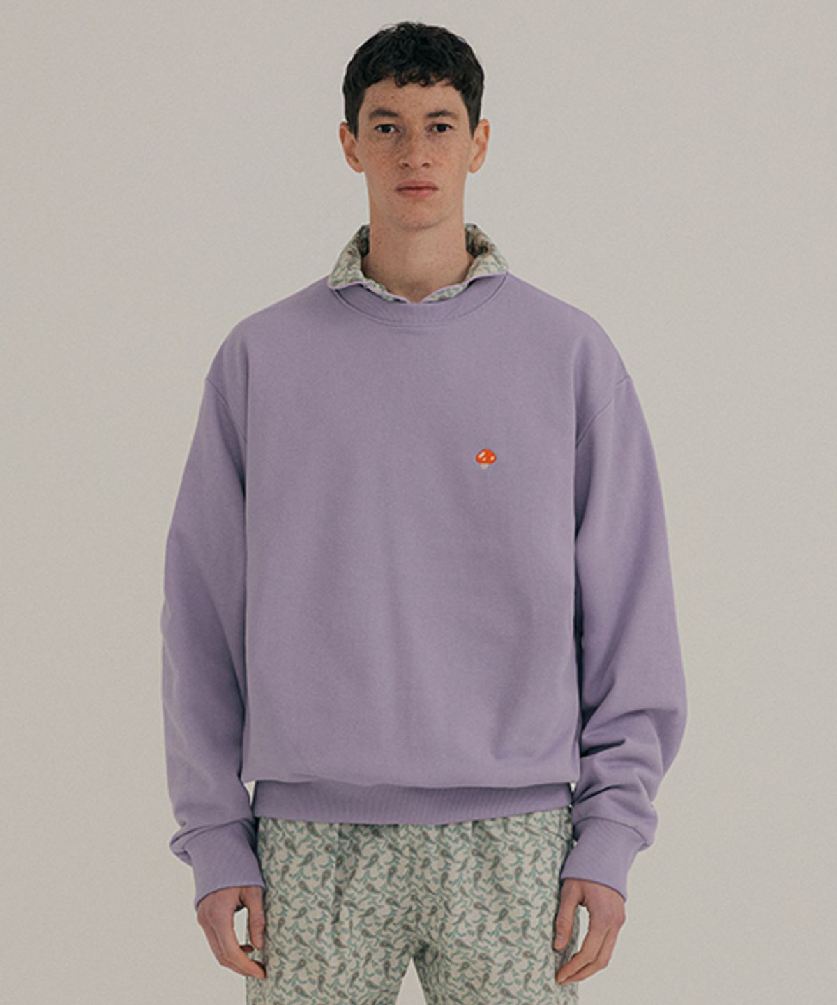 조스라운지(JO'S LOUNGE) Room Sweat Shirt Light Purple