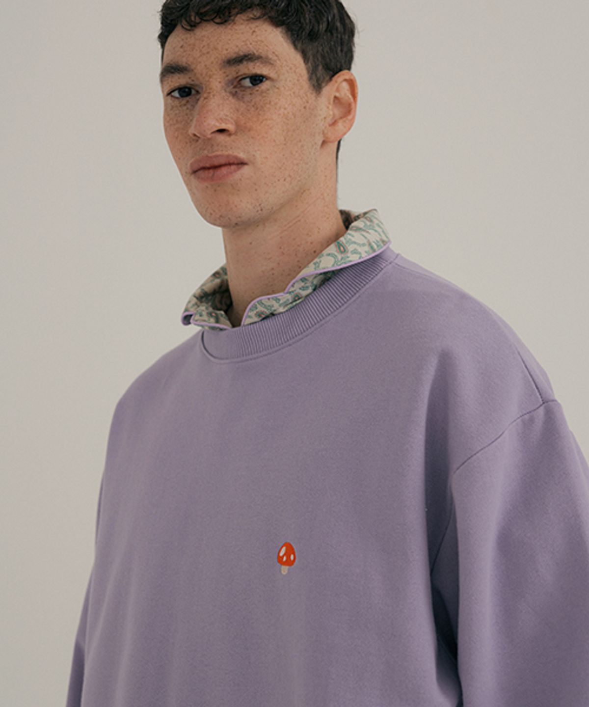 조스라운지(JO'S LOUNGE) Room Sweat Shirt Light Purple