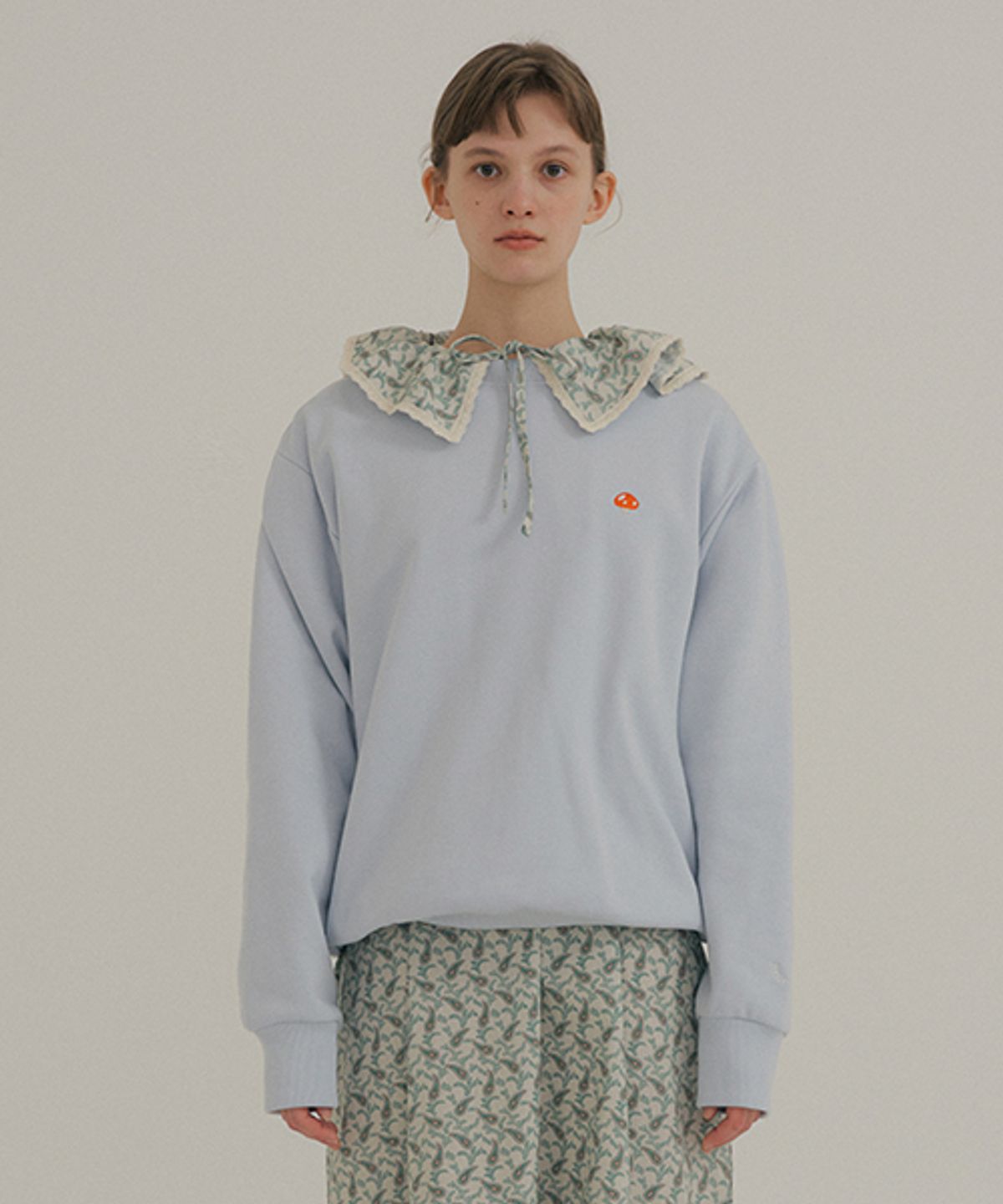 조스라운지(JO'S LOUNGE) Room Sweat Shirt Cloudy Blue