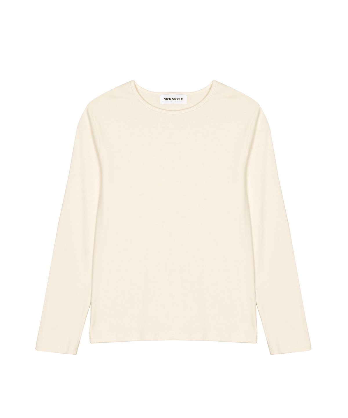 닉앤니콜(NICK&NICOLE) [ESSENTIAL] ESSENTIAL ROUND TOP_CREAM