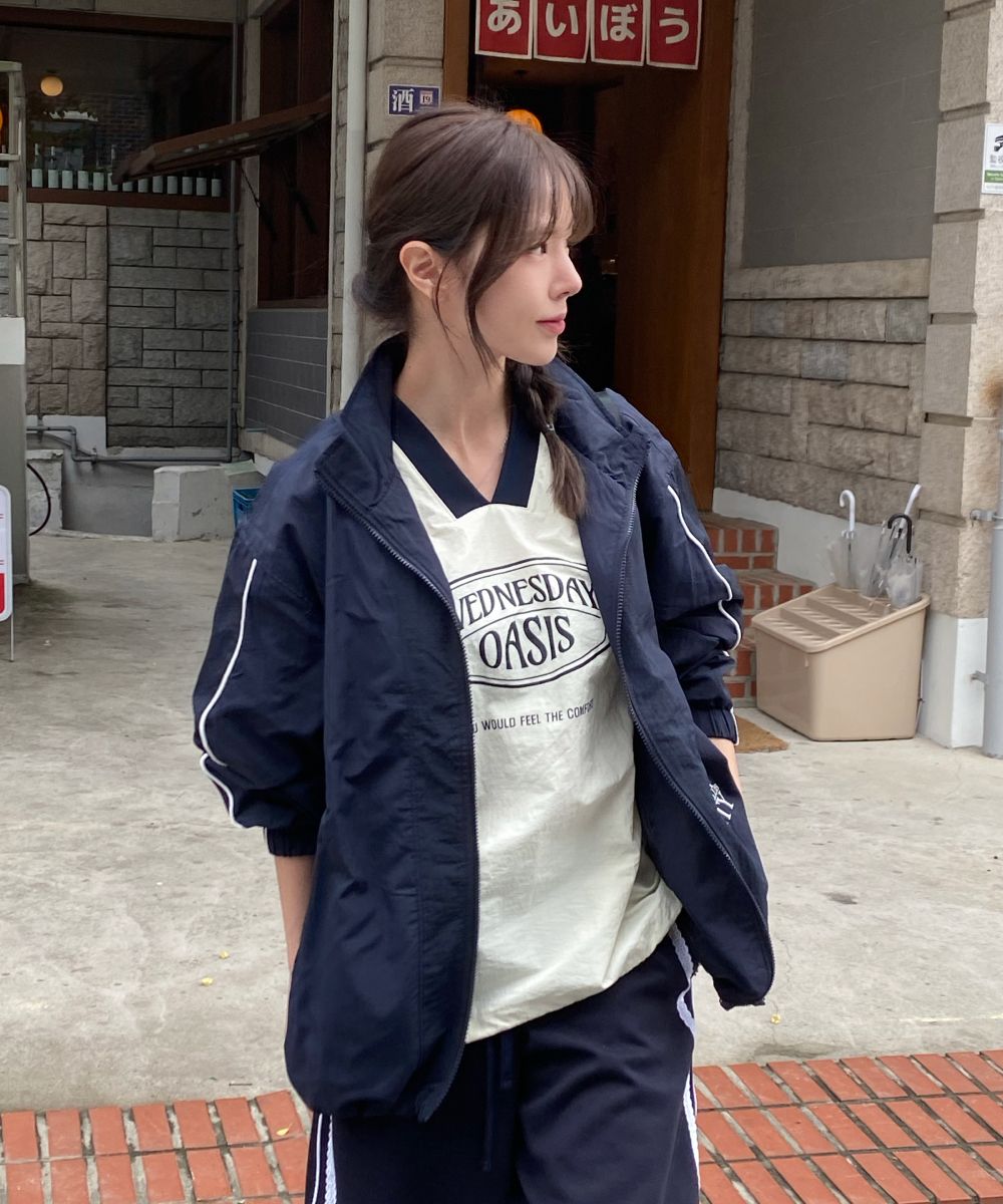 OL209_RUNNING CLUB TRACK JACKET_NAVY