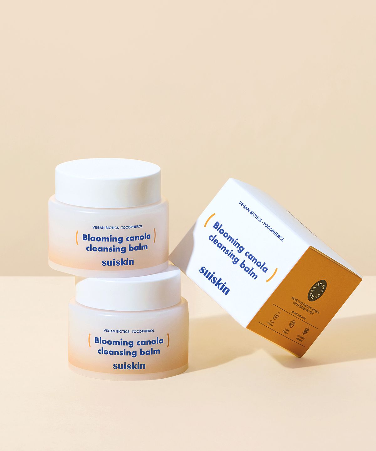 수이스킨(SUISKIN) [2pack] 화사한 유채 클렌징 밤 90ml+90ml