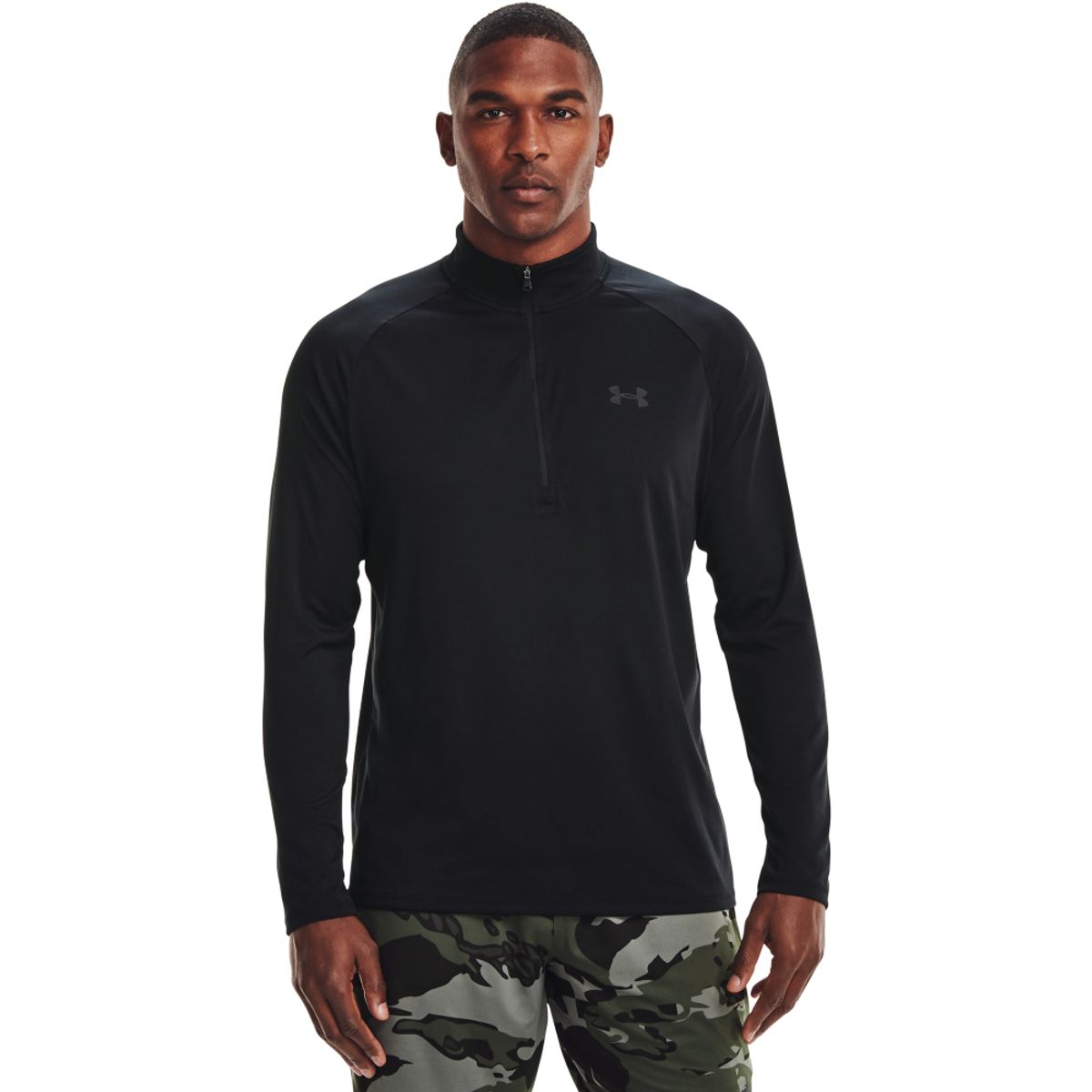 언더아머(UNDERARMOUR) 테크 1/2 집 긴팔 1328495-001