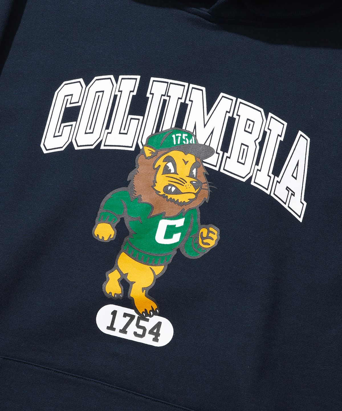 컬럼비아 유니버시티(COLUMBIA UNIVERSITY) 80S ROAR-EE RETRO HOODY 네이비