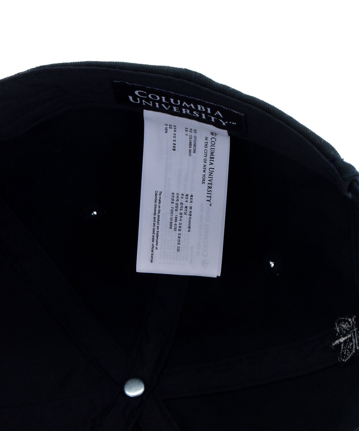 컬럼비아 유니버시티(COLUMBIA UNIVERSITY) 1754 ARCH LOGO BALLCAP 네이비