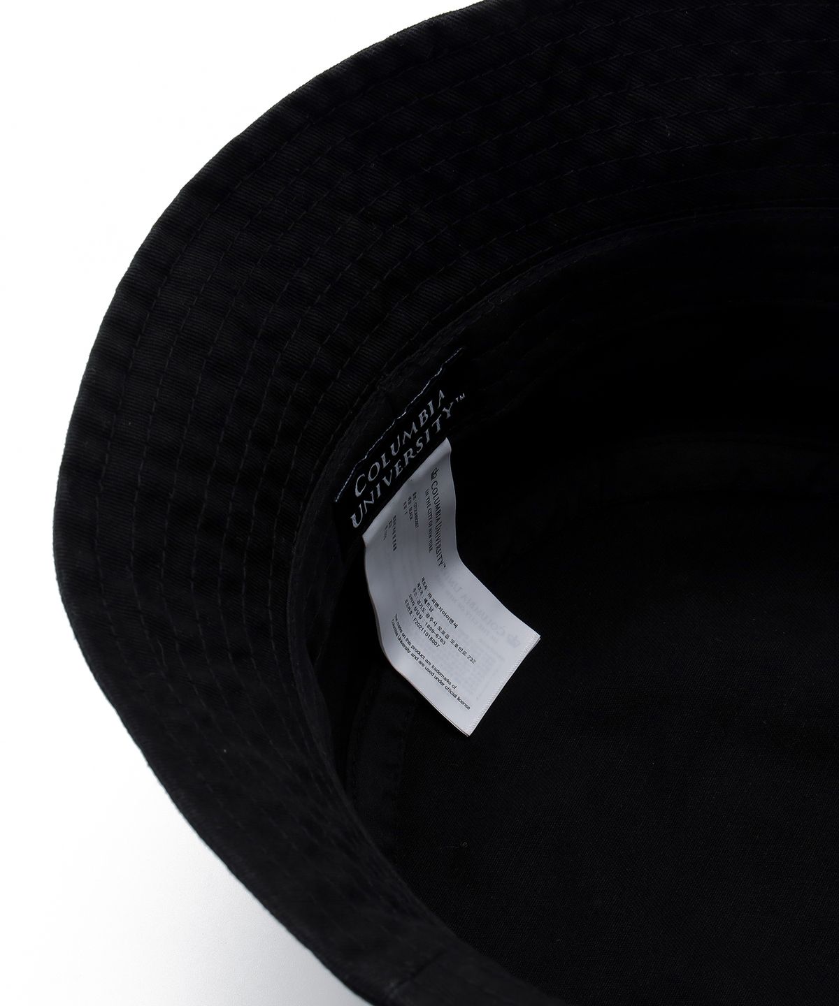 컬럼비아 유니버시티(COLUMBIA UNIVERSITY) CU ARCH LOGO BUCKET HAT 블랙