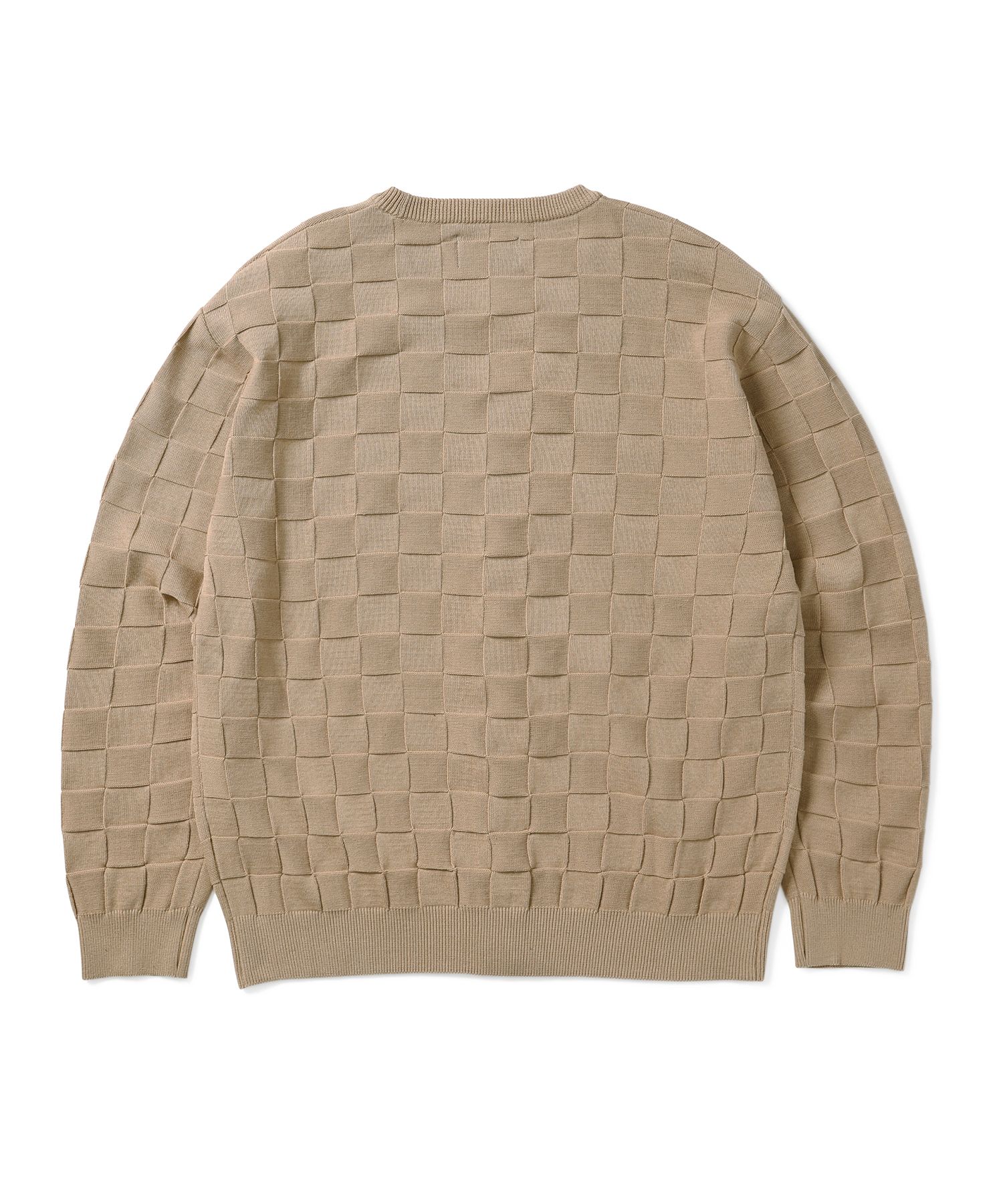 MUSINSA | thisisneverthat® Reverse Block Cardigan Beige