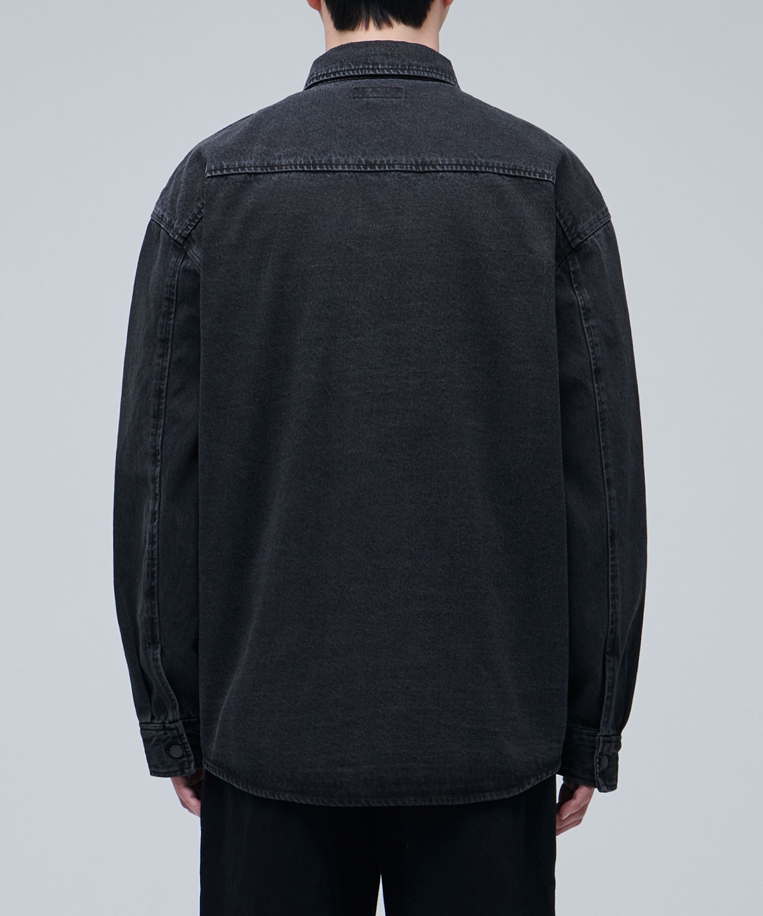 ★MUSINSA STANDARD★ Oversized double pocket denim shirt was MUSINSA | MUSINSA STANDARD OVERSIZED DOUBLE POCKET DENIM