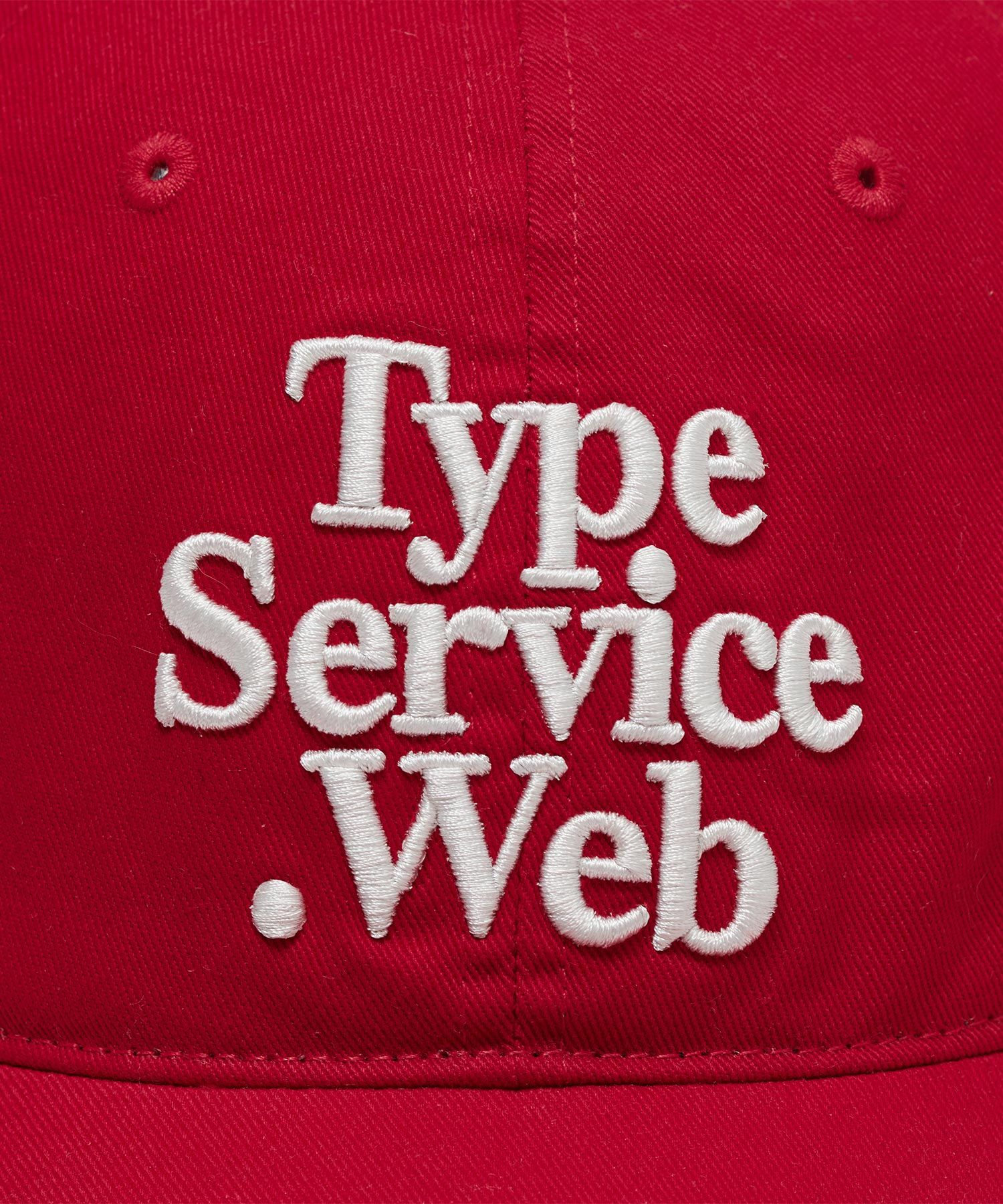 MUSINSA | TYPESERVICE Typeservice Web Cap [Red]