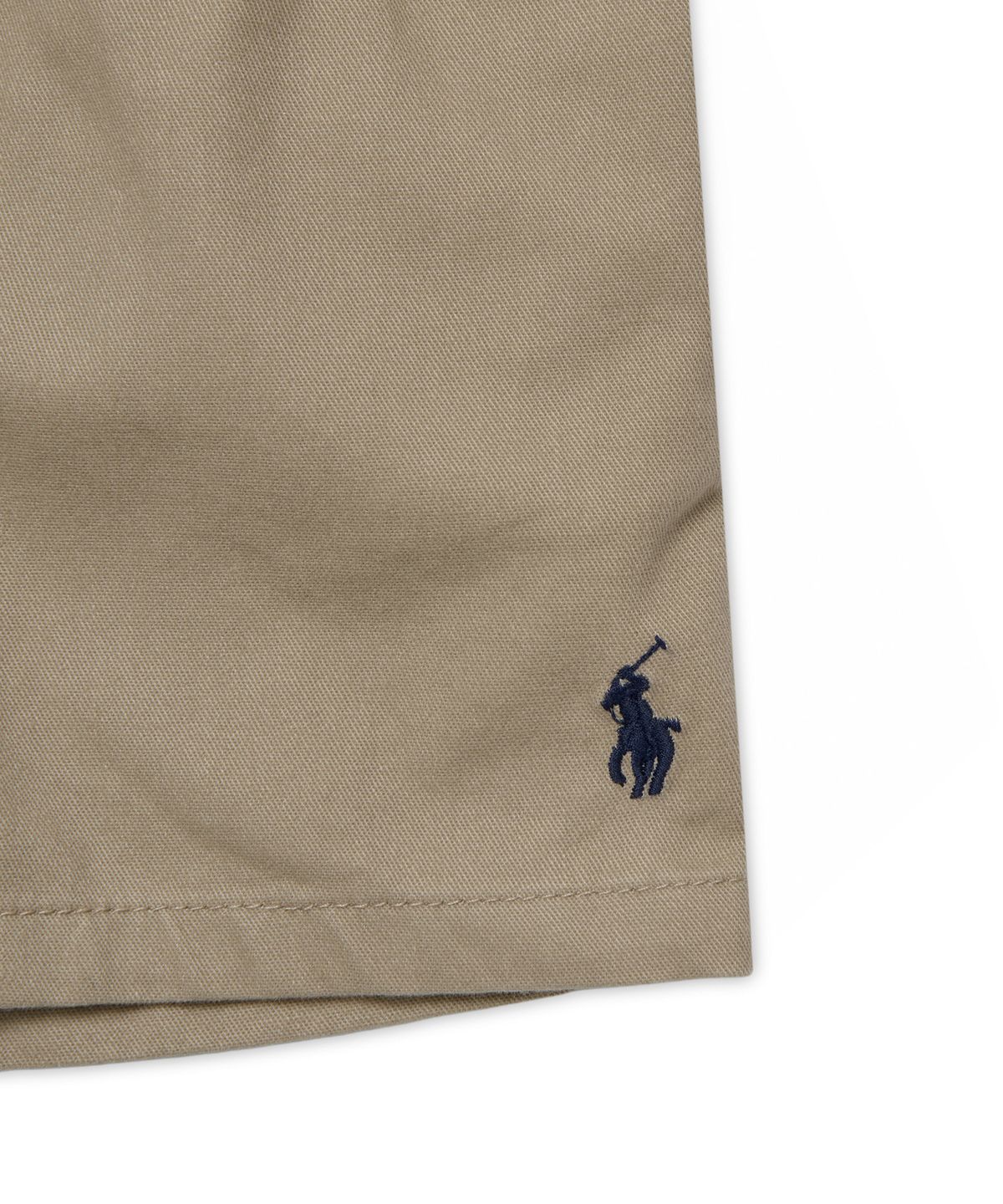 폴로 랄프 로렌 칠드런(POLO RALPH LAUREN CHILDREN) 베이비 남아 코튼 풀온 치노 쇼트 - 베이지