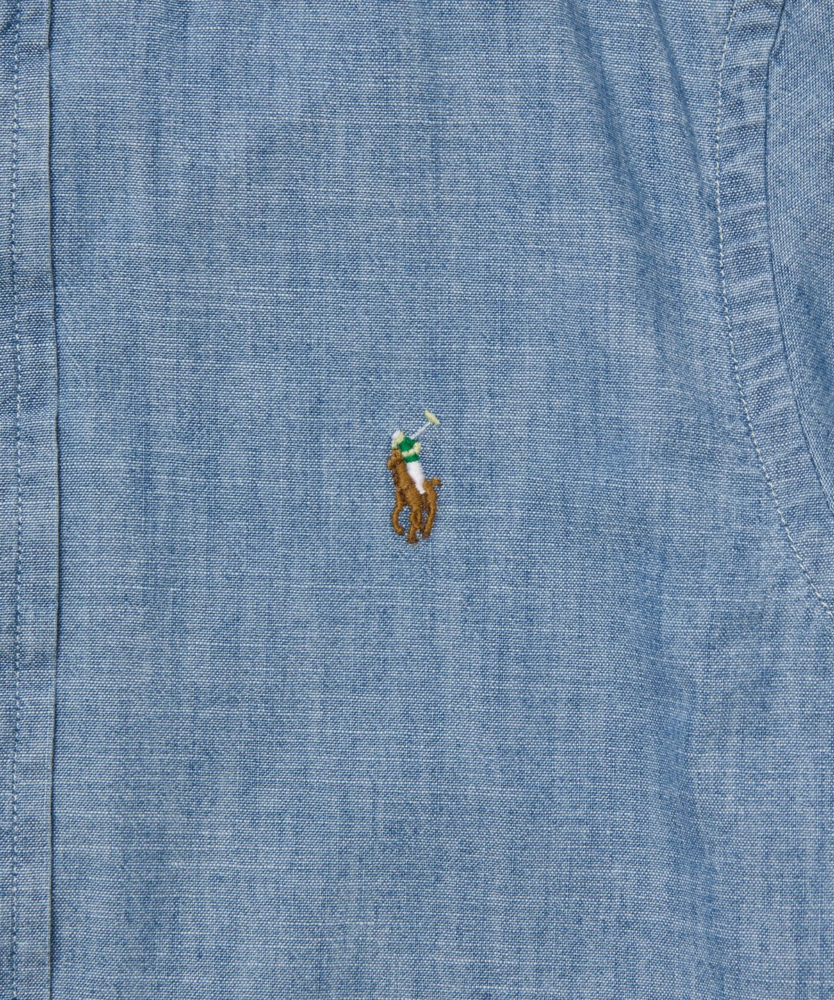 폴로 랄프 로렌 칠드런(POLO RALPH LAUREN CHILDREN) 남아 8-18세 코튼 샴브레이 셔츠 - 블루